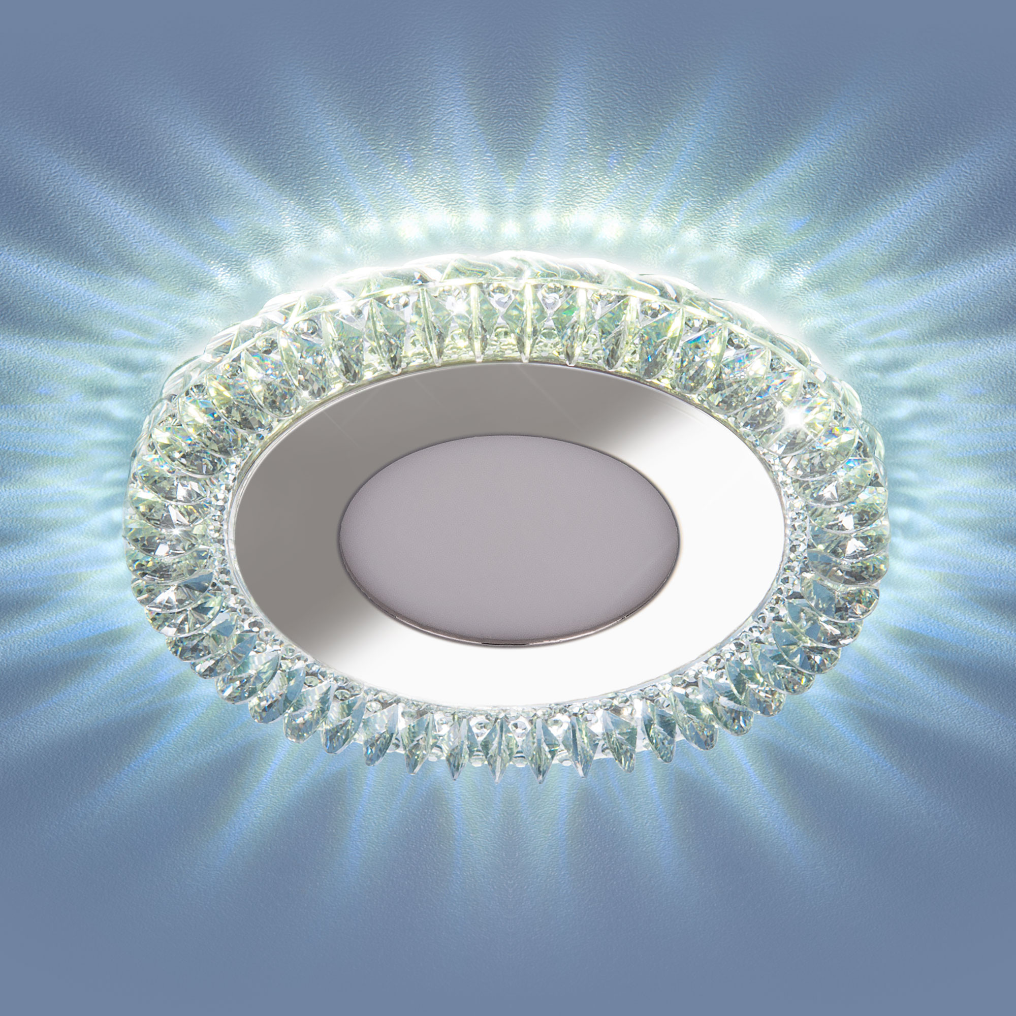 Светильник встраиваемый 9908 3 режима LED 8W прозрачный Elektrostandard (распродажа)