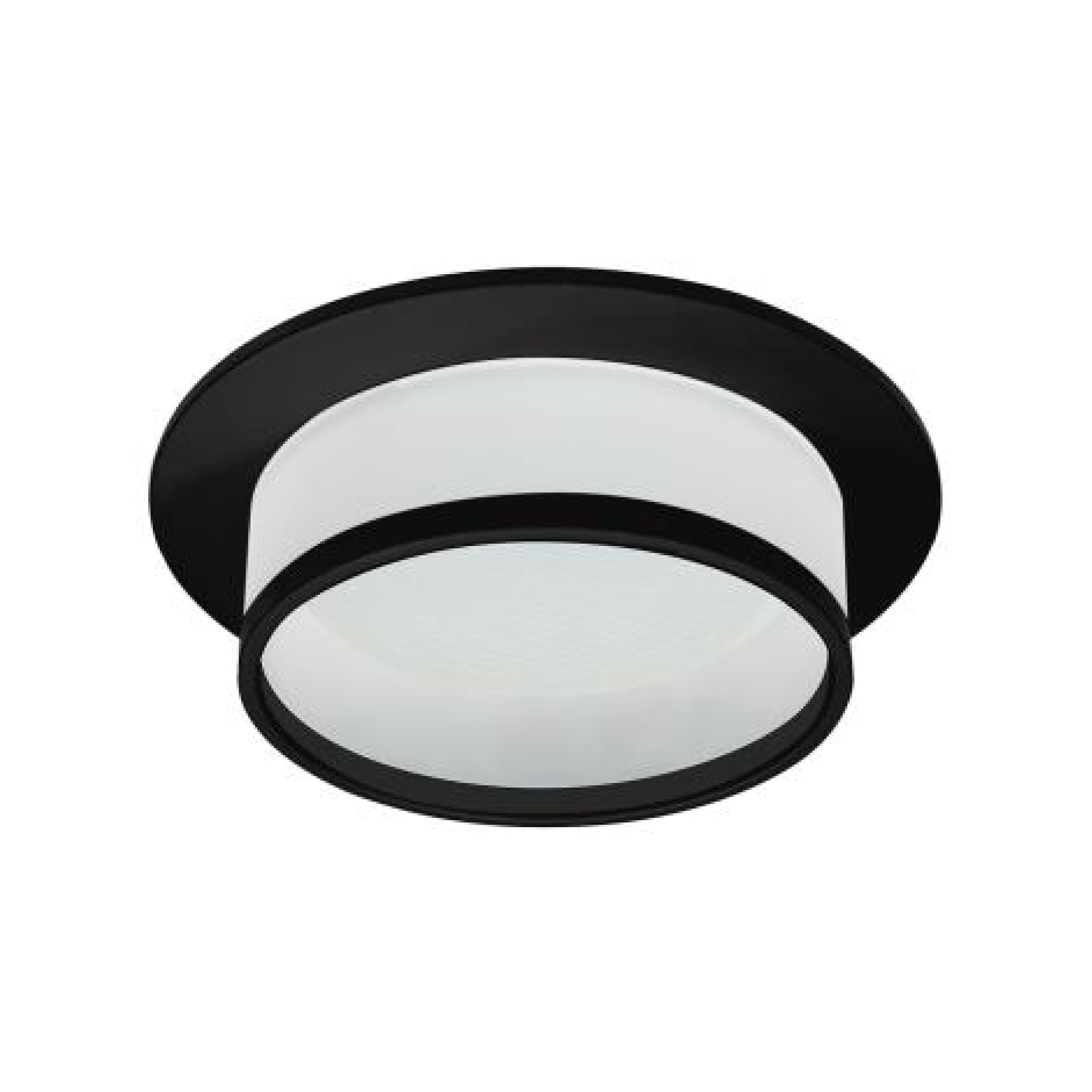 Светильник встраиваемый DL500 потолочный GX53 черный круг Feron