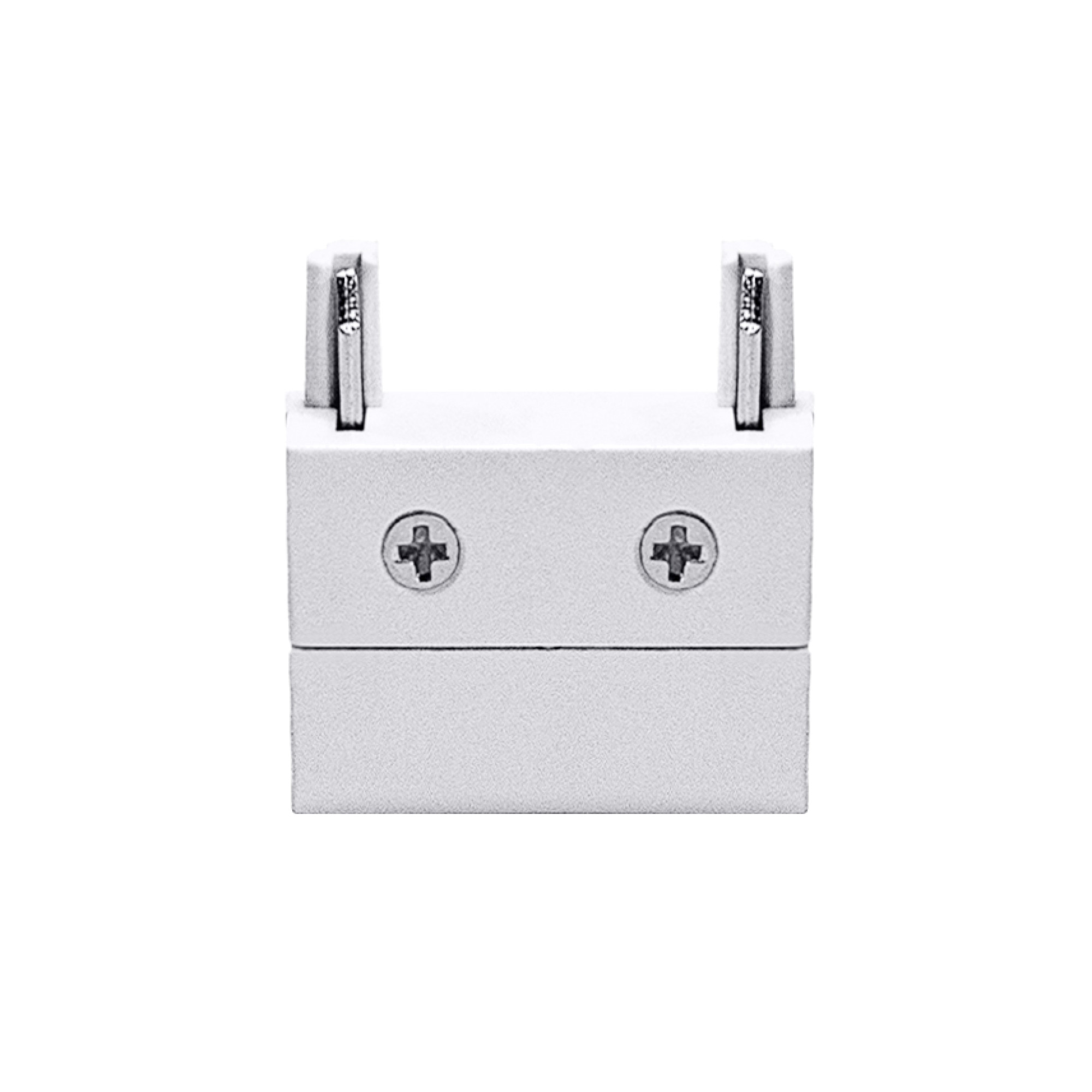 Коннектор угловой 90гр к шинопроводу однофазному магнитному Thin Белый SignImpress