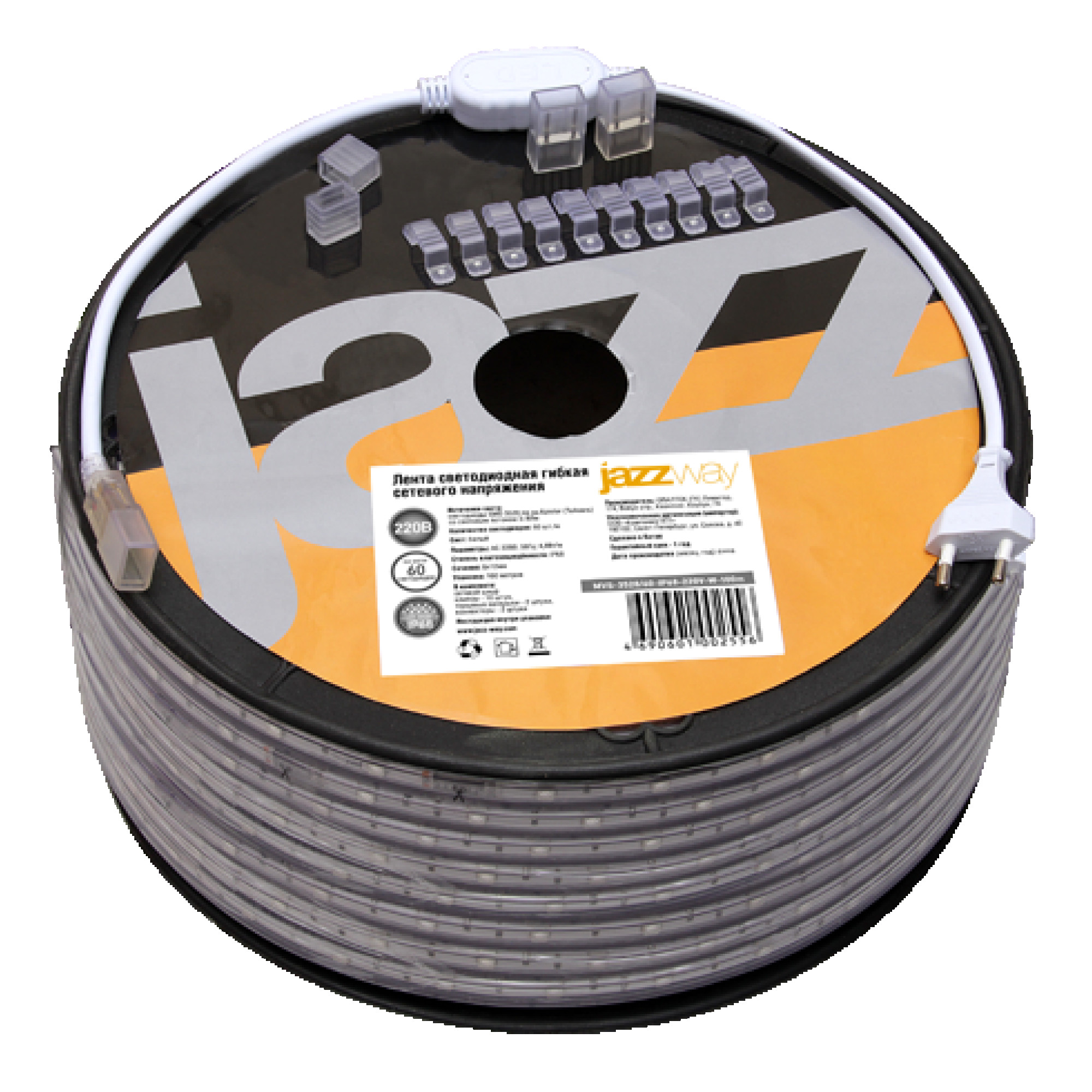 Лента светодиодная New MVS-2835/60-IP68-220V- G -1m (зеленый свет) (1 метр) Jazzway