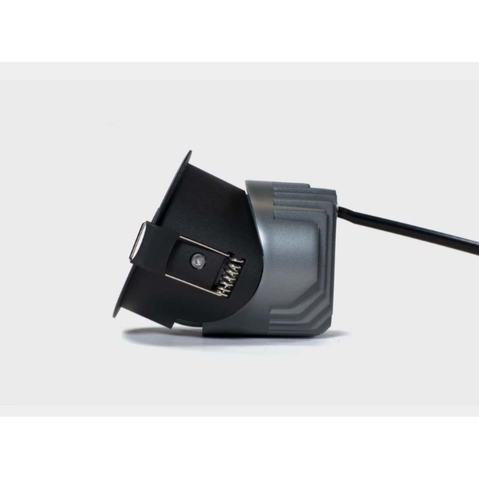 Светильник встраиваемый RC-D84-12-BL-WW65, 12Вт, черный, IP65, 55 гр, 3000К, D84, поворотный SWG