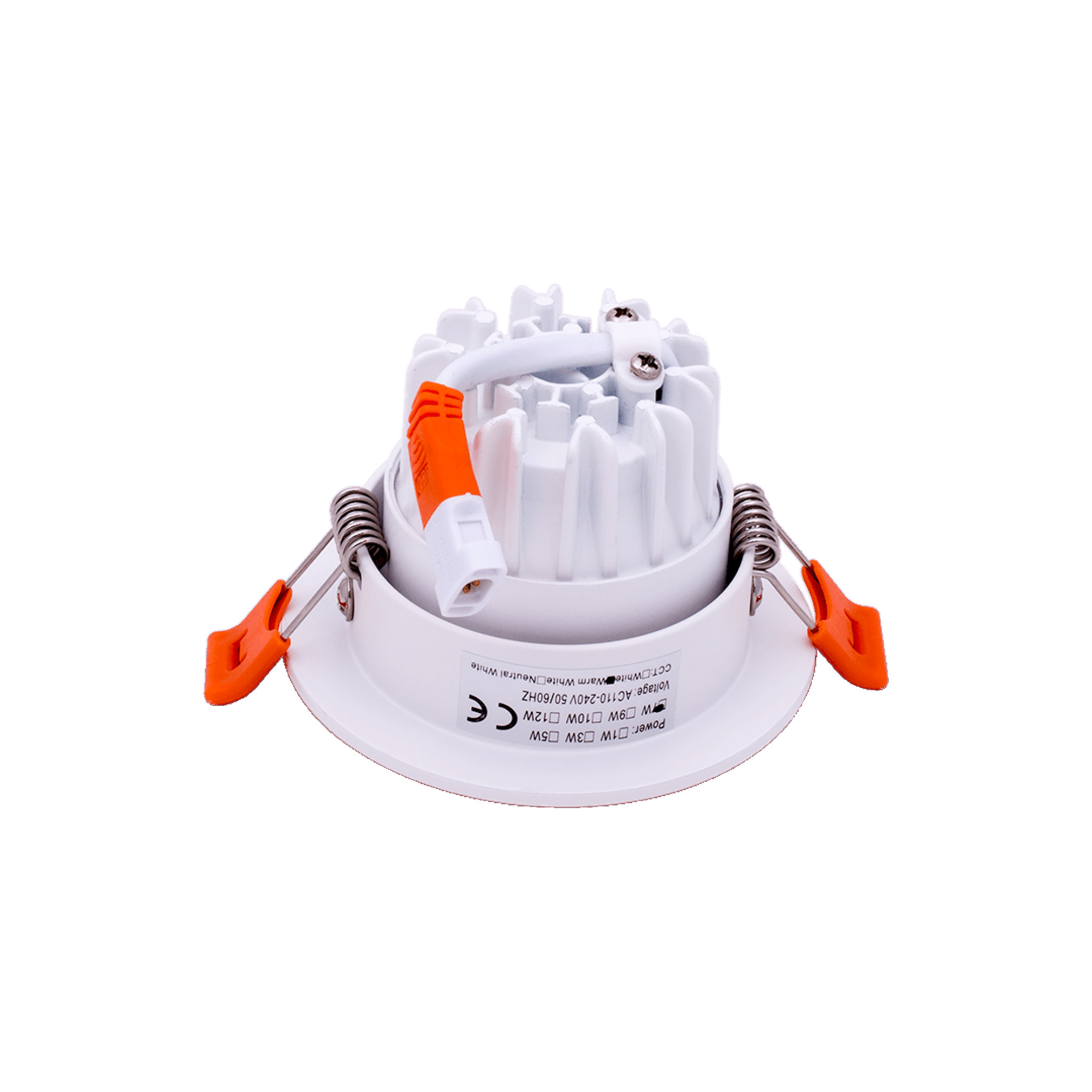 Светильник встраиваемый наклонный DL-KZ, Белый, 7Вт, IP40, 3000K SWG