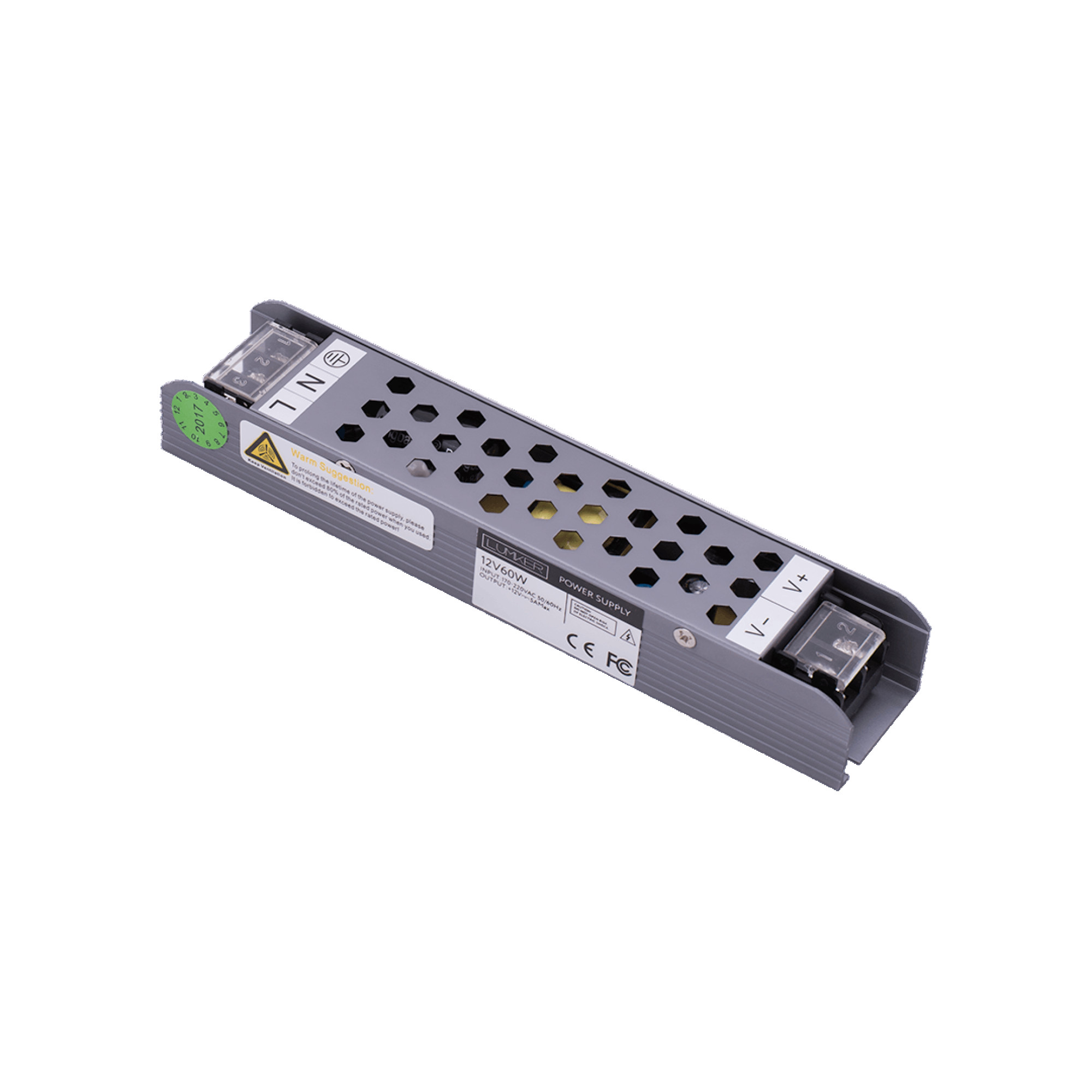 Блок питания LUX компактный, 12В, 60Вт, IP20 SWG