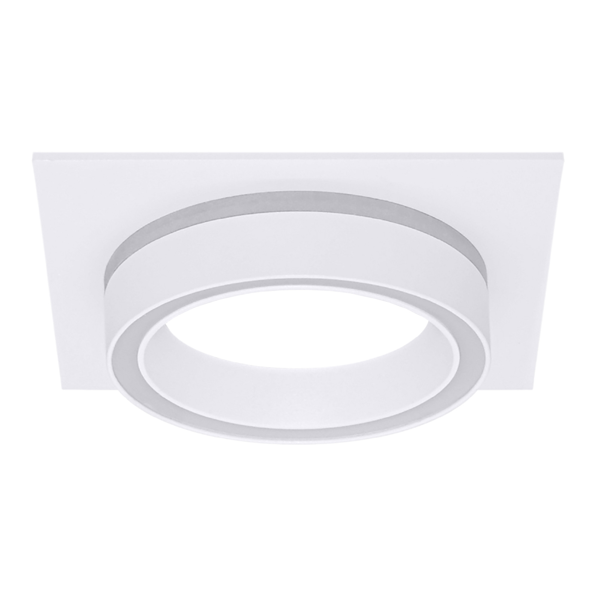 Светильник встраиваемый GX53 с акрилом квадрат 010203 Белый SignImpress