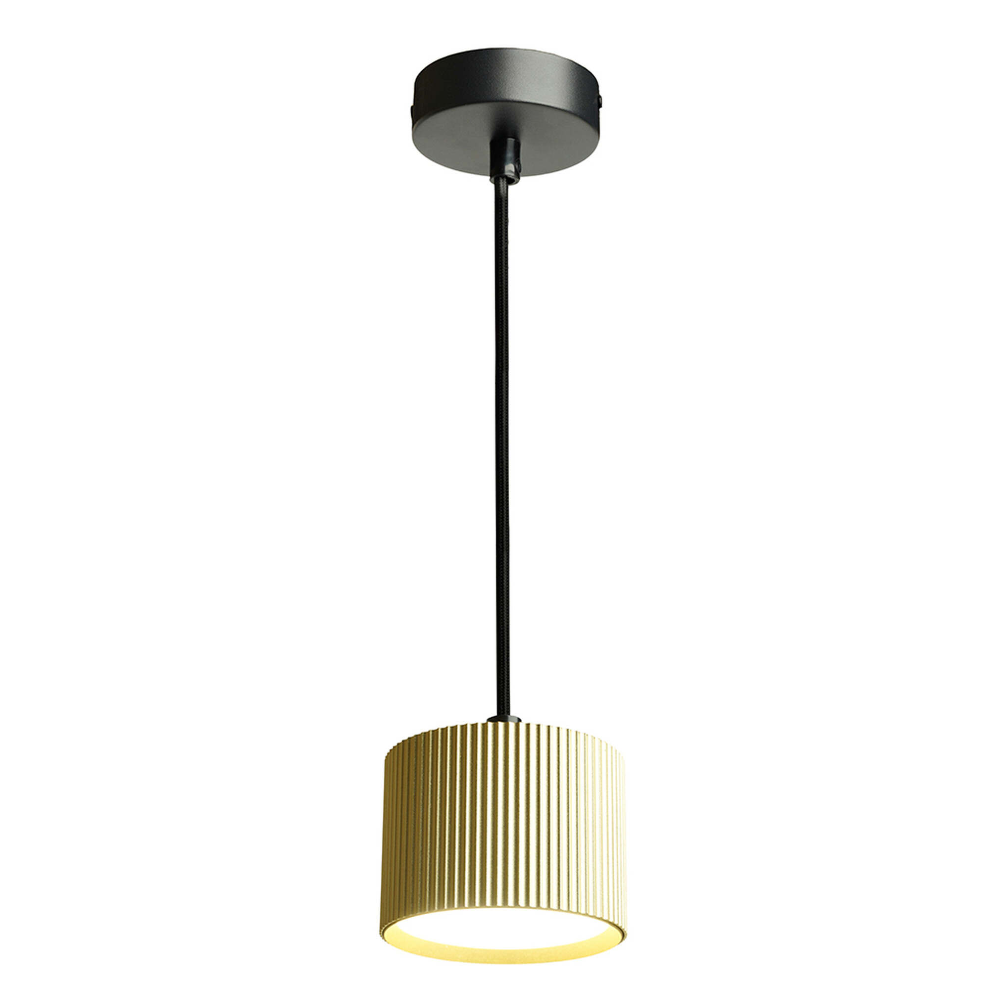 Светильник потолочный Barrel HL4588 ARIA levitation 12W, 230V, GX53, золото + черный Feron
