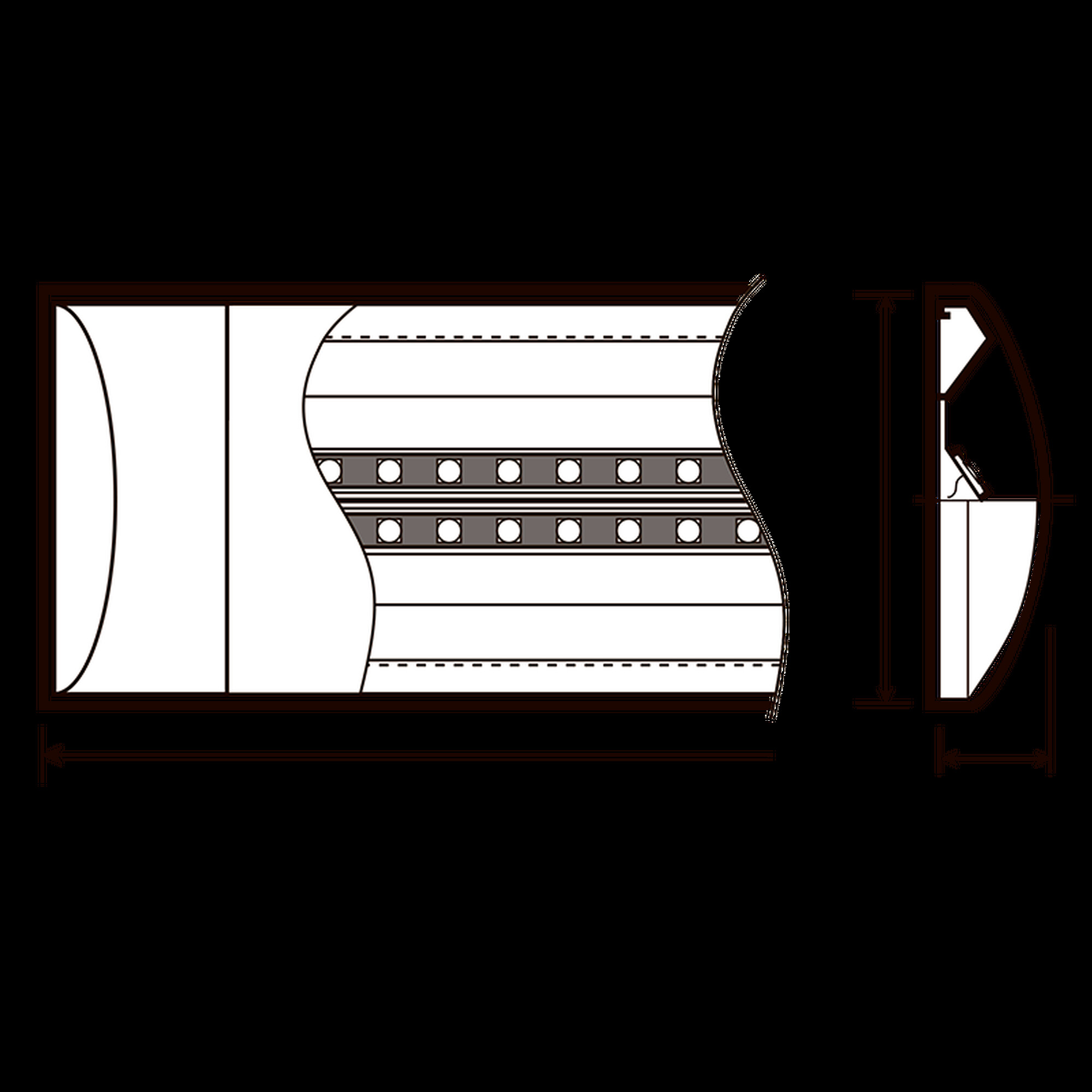 Светильник светодиодный накладной PPO-03 1200 40W 6500K AL IP40 Jazzway 