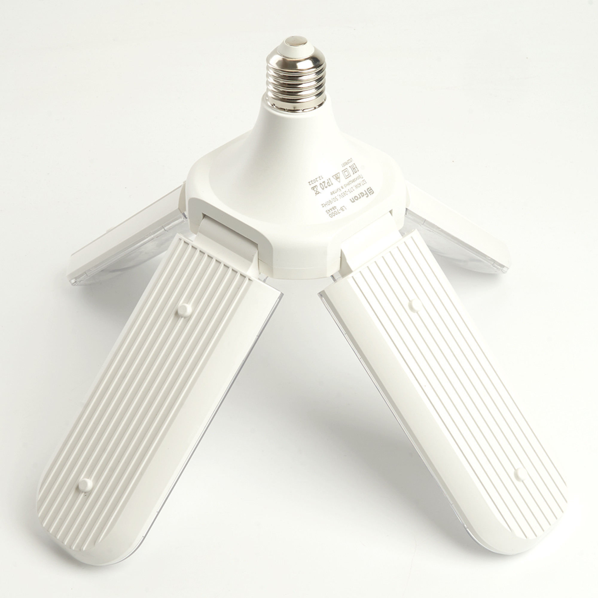 Лампа светодиодная 4-х лепестковая LB-7000 E27 40W 175-265V красно-синий спектр Feron 