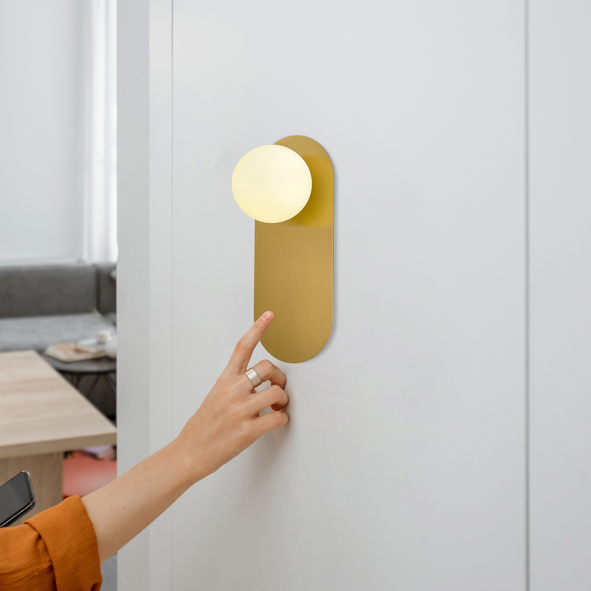 Светильник настенный Латунь/Белый G9 LED 1*5W 4000K ST Luce