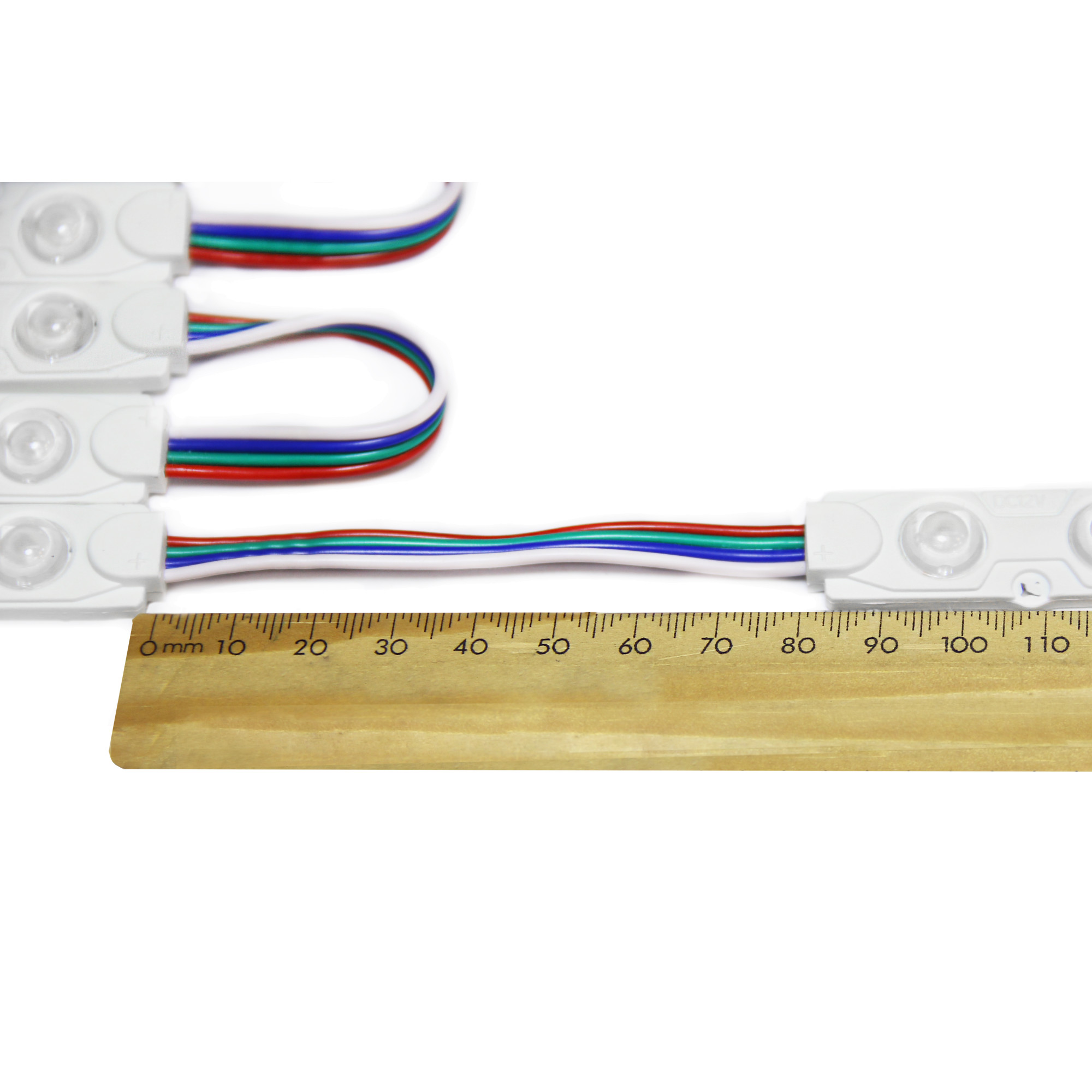 Модуль светодиодный 3 SMD 5050 0,72Вт RGB (c линзой 160) 3M - 1шт. SignImpress