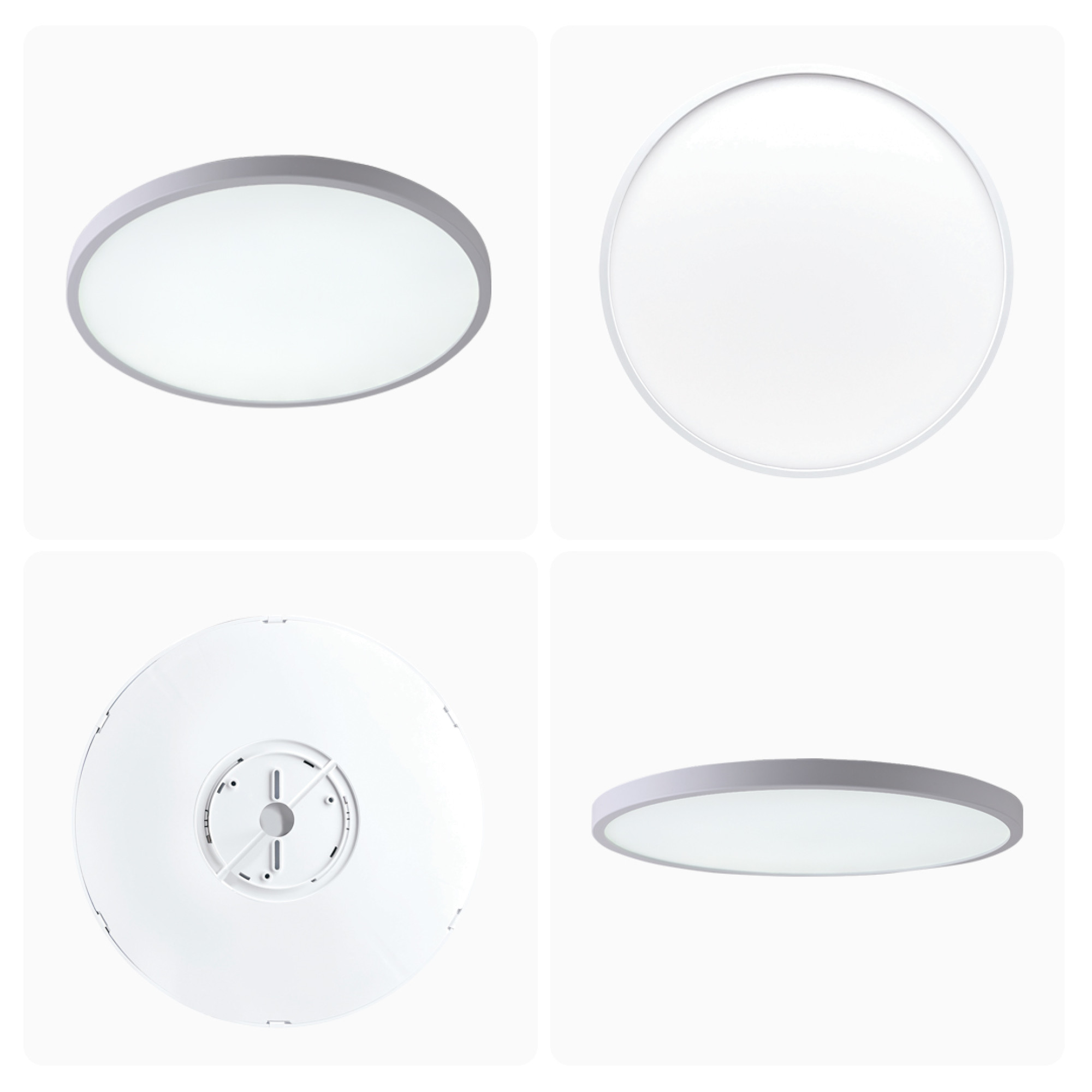 Светильник светодиодный накладной, SPIN, 38Вт, 230В/50Гц, 3800лм, 4000К, ø400х25, круг,белый Apeyron