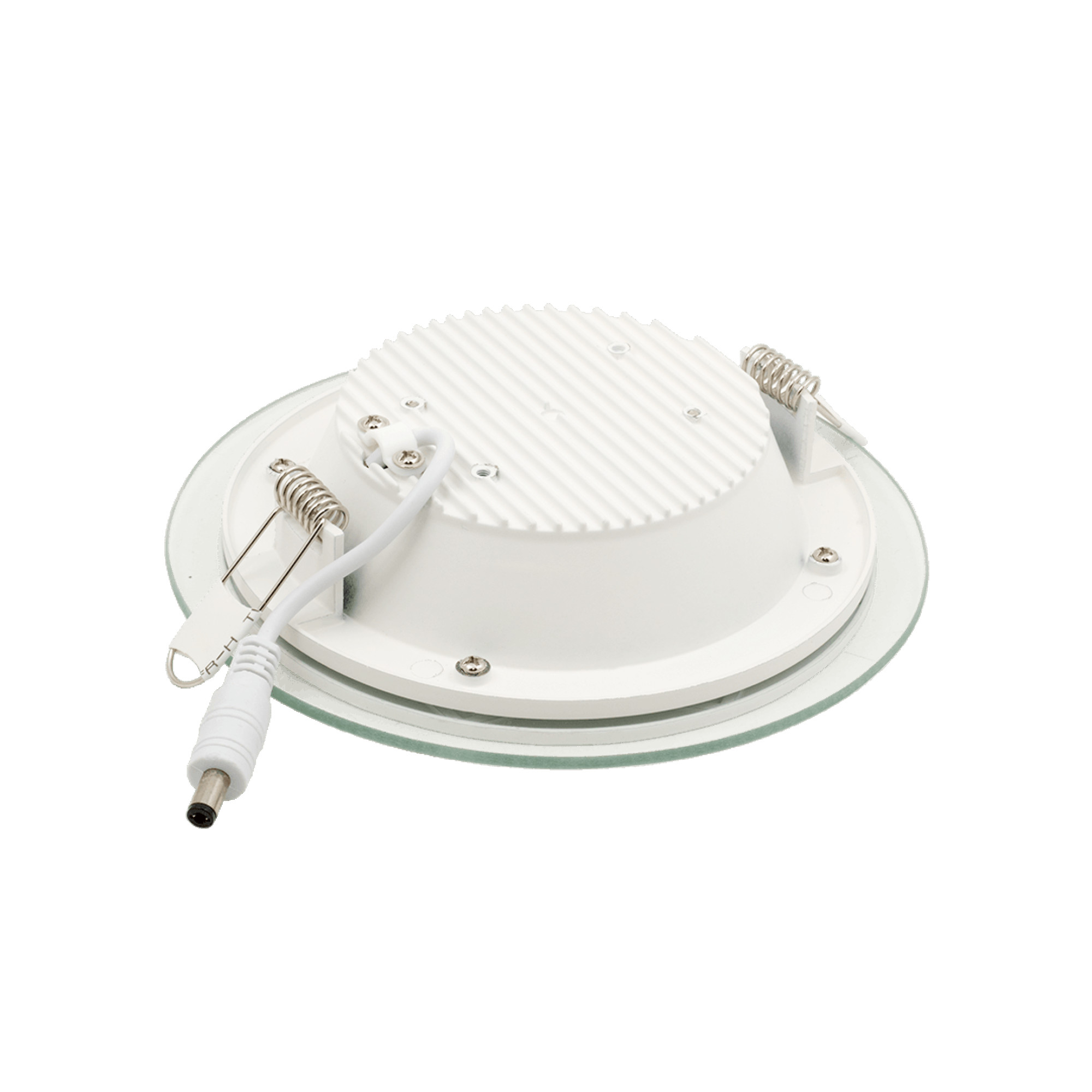 Светильник встраиваемый круг Сталь/Стекло, Нейтральный (4000-4500) 12Вт, IP20 SWG