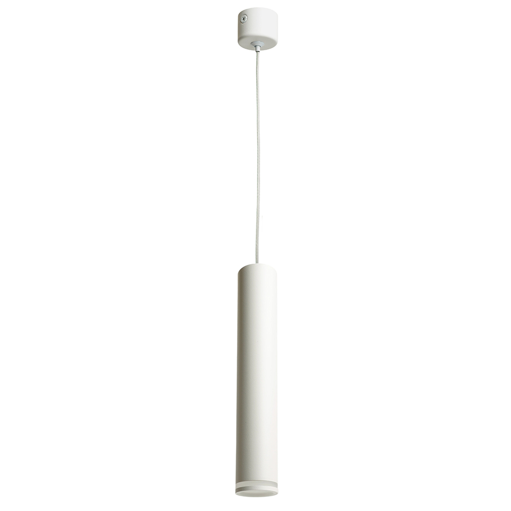 Светильник потолочный на подвесе MR11 35W, 230V, белый, D40*H250 ML1008 Feron