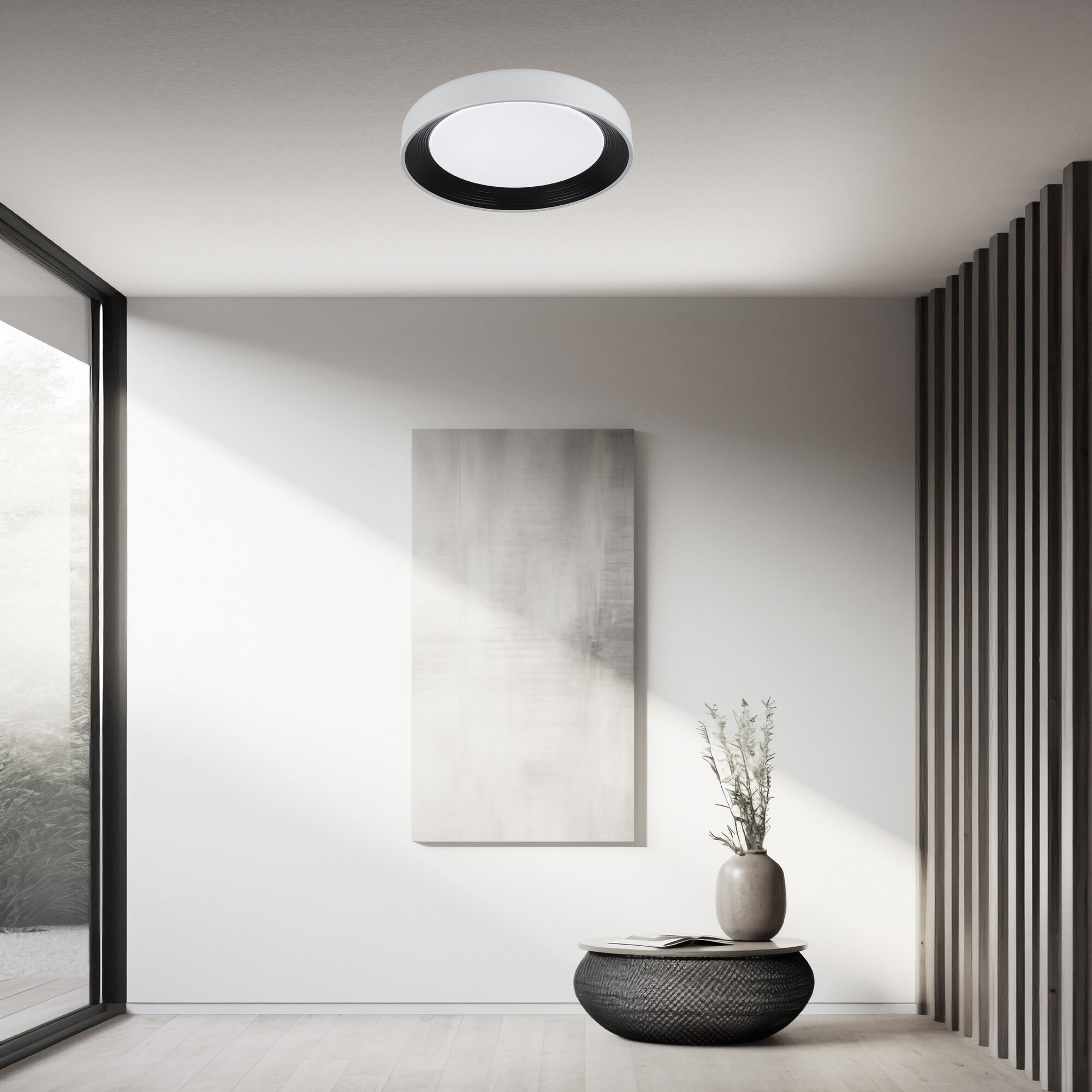 Светильник накладной светодиодный 24 Вт 4320 Лм Белый/Чёрный Signimpress