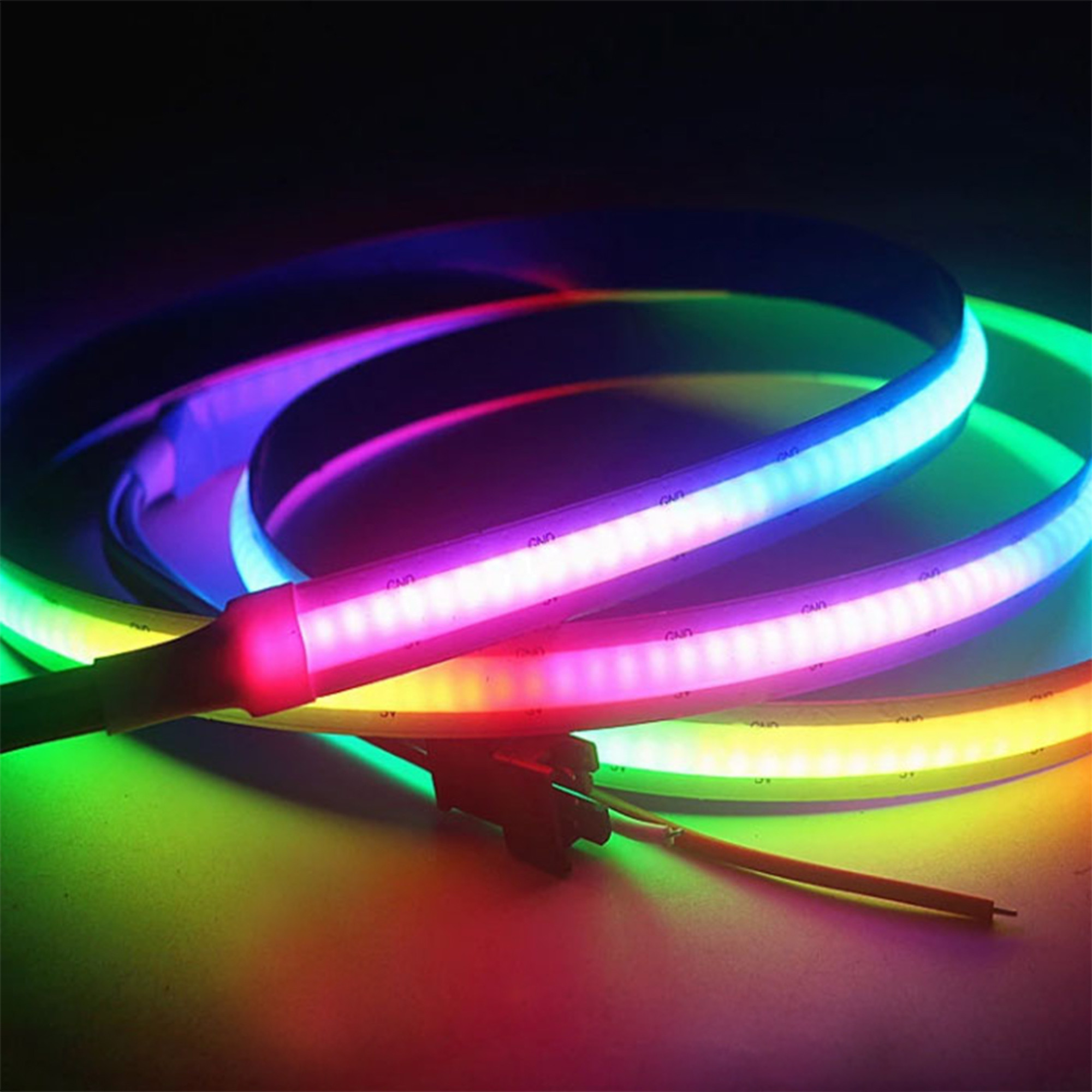 Лента светодиодная COB 24В 480д/м 12Вт RGB IP20 SignImpress