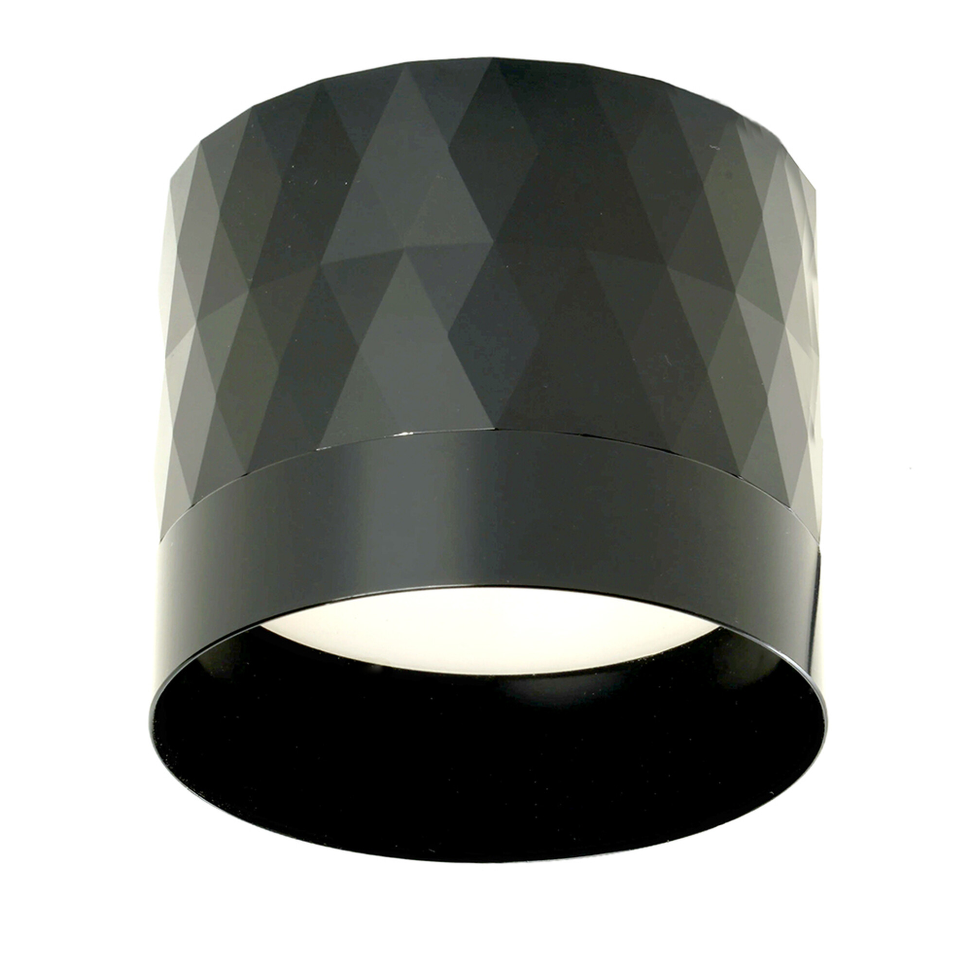 Светильник потолочный HL388 Barrel PRISM GX53 12W 230V, чёрный Feron