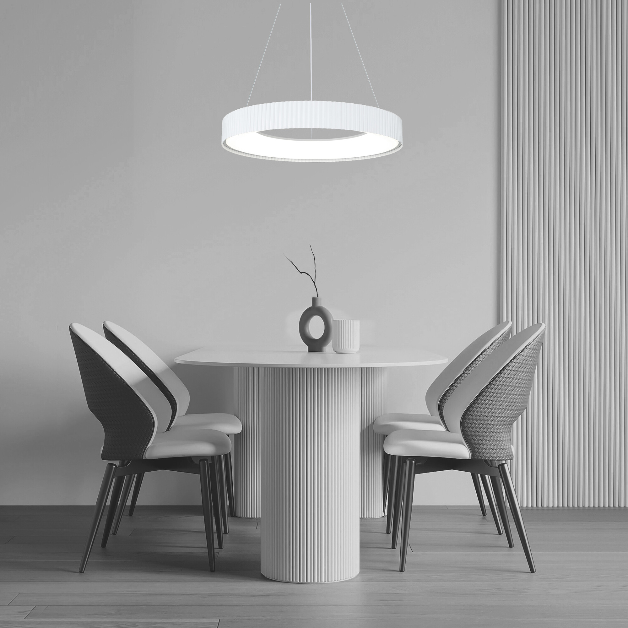 Светильник подвесной светодиодный 49 Вт 8880 Лм Белый Signimpress