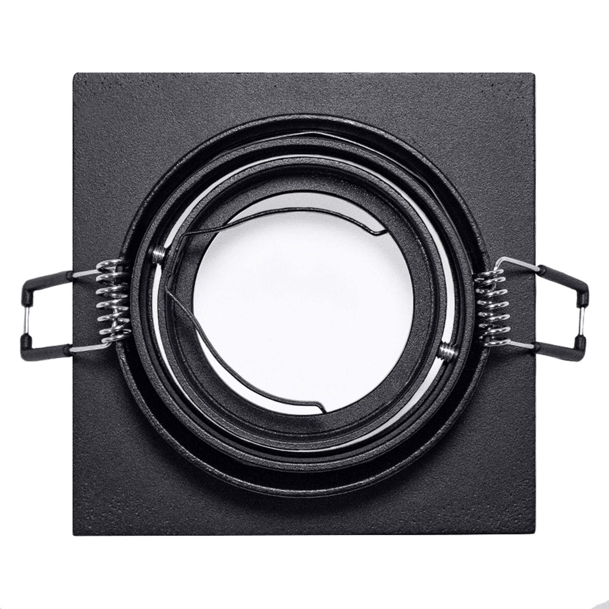 Светильник встраиваемый поворотный GU5.3 (MR16) квадрат 010109 Чёрный SignImpress