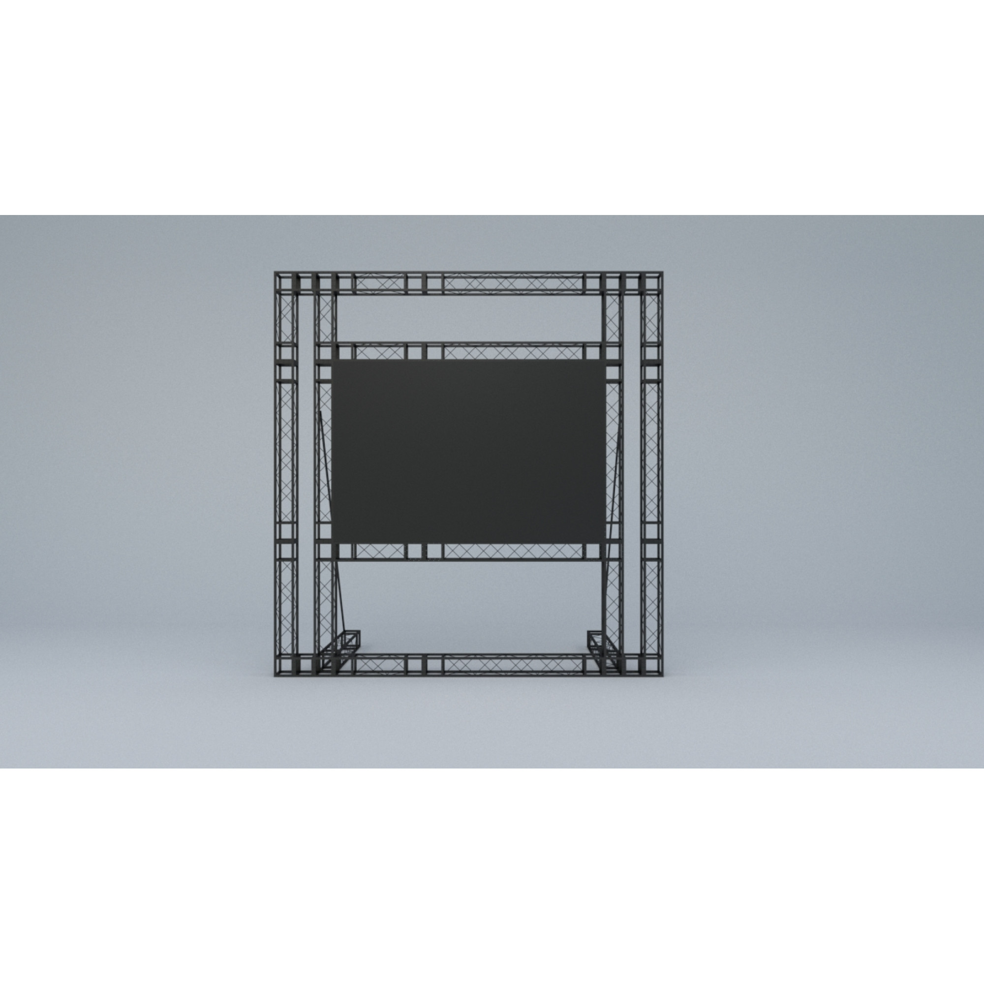 Фермы металлические Line 12*12*50cm, цвет черный, SignImpress