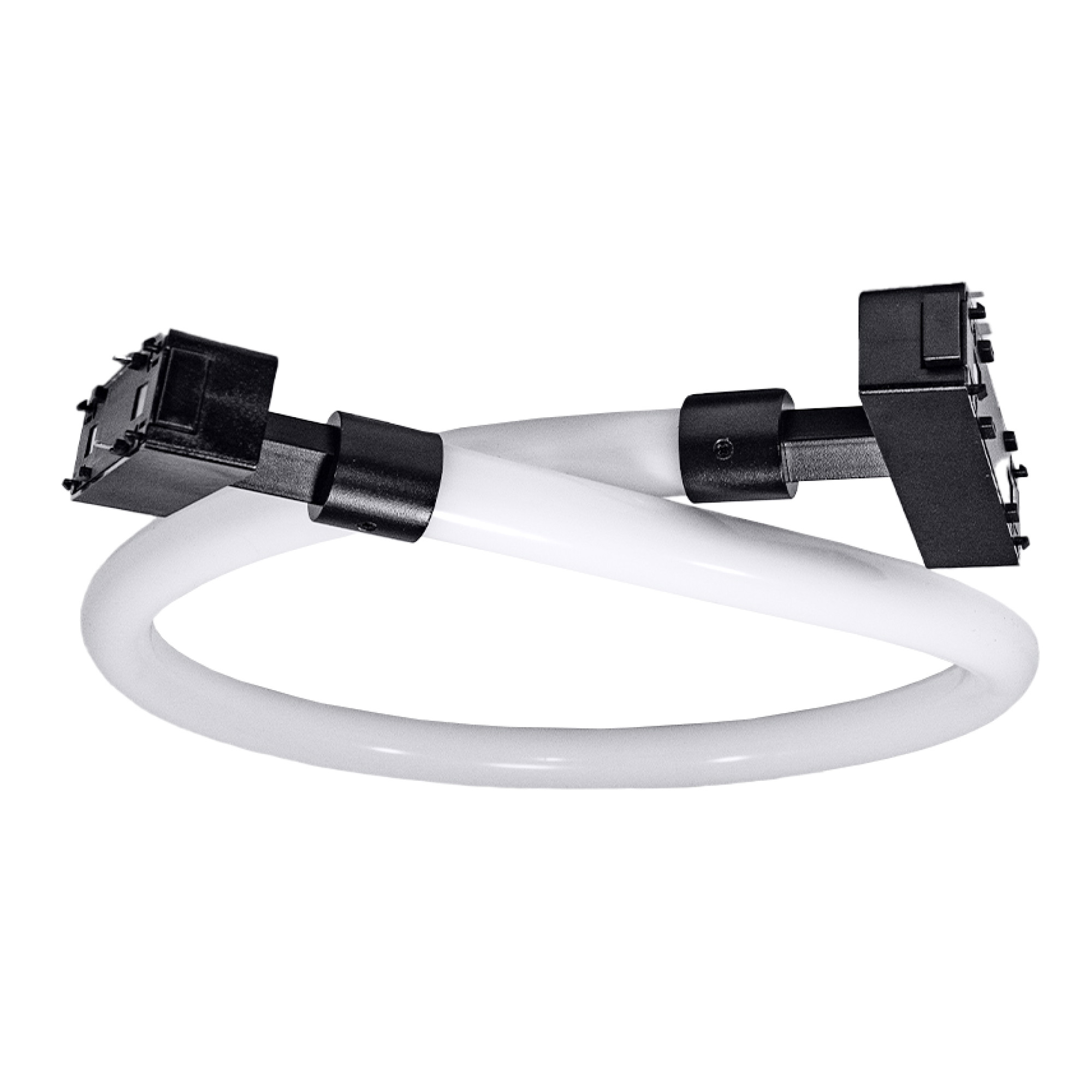 Светильник трековый однофазный магнитный подвесной Snake 48В 16Вт 4000К Чёрный 3года SignImpress