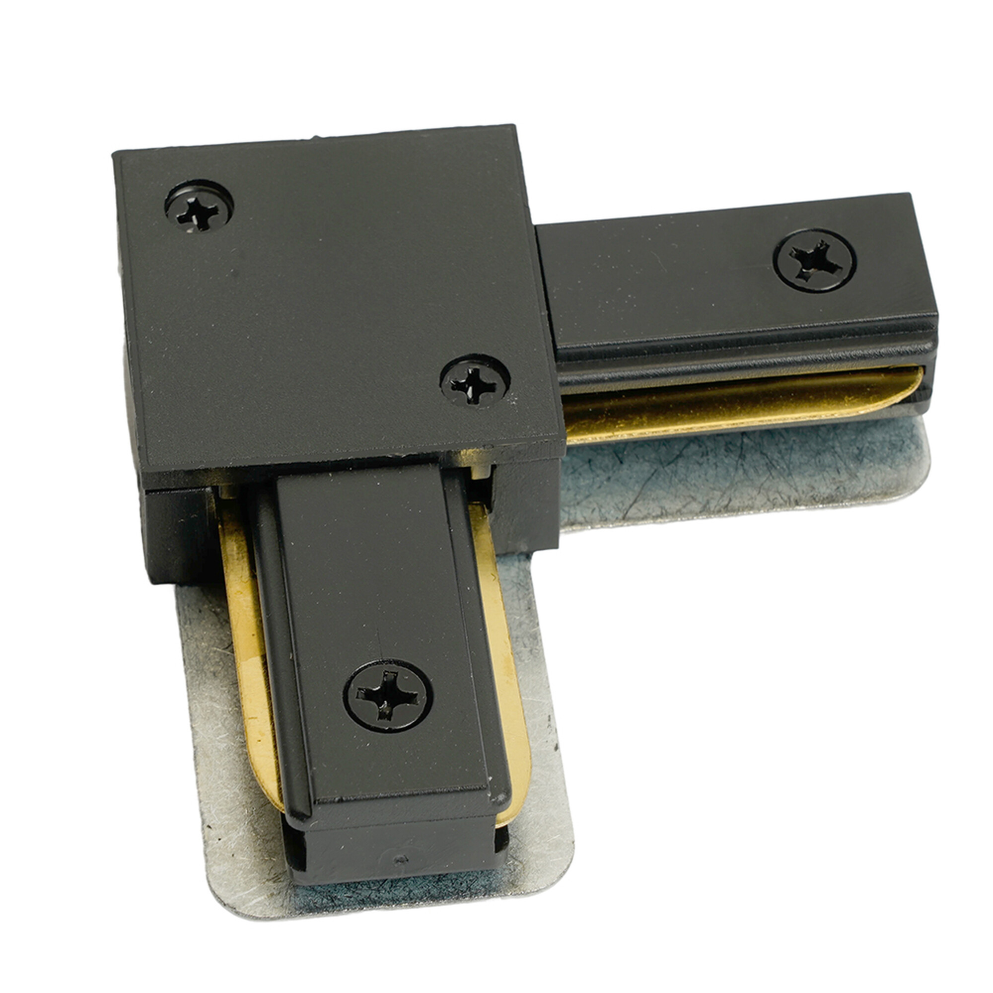 Коннектор угловой для шинопровода, чёрный, LD1021 для CAB1007 Feron