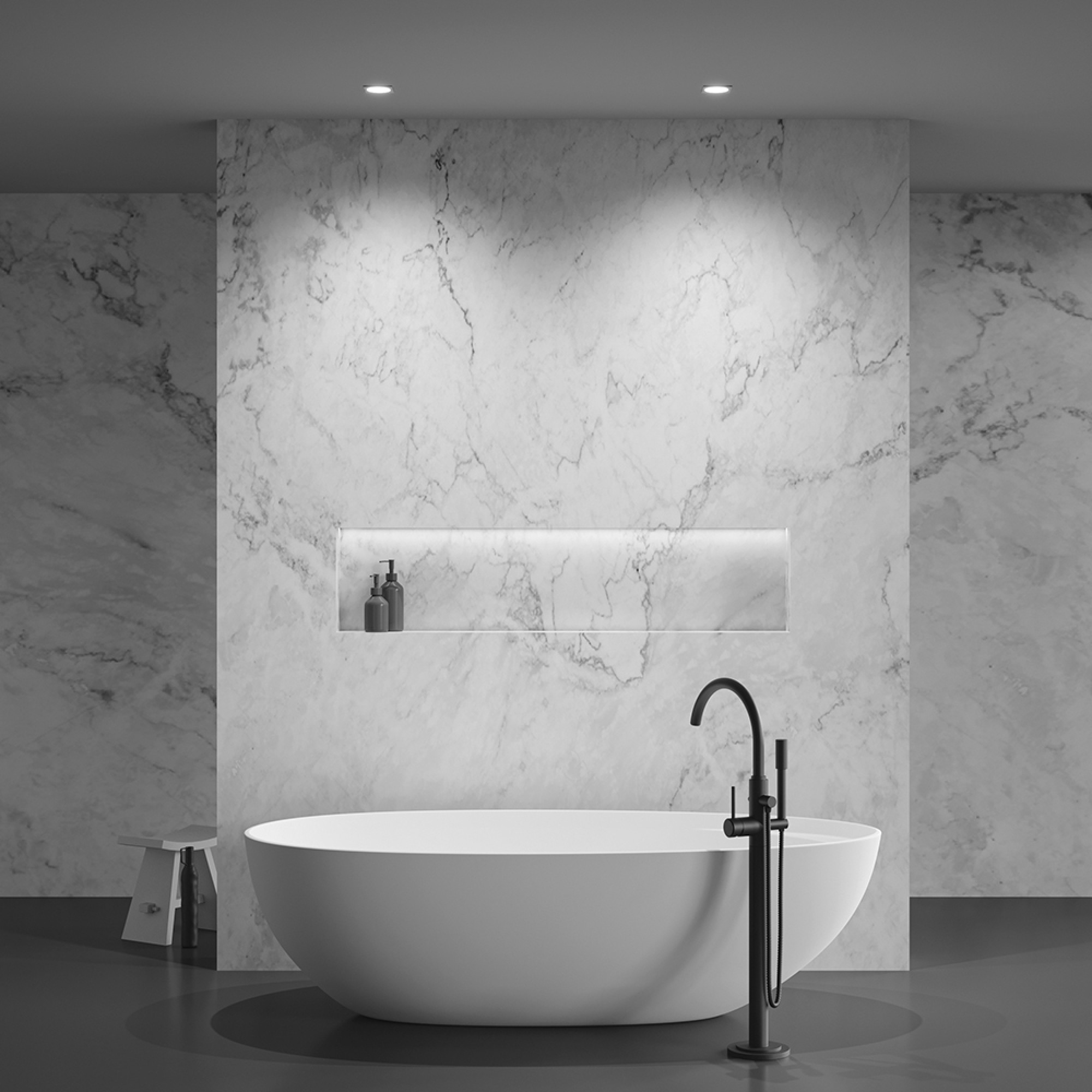 Встраиваемый светильник Zoom GU10 1x50Вт IP 65 белый Maytoni