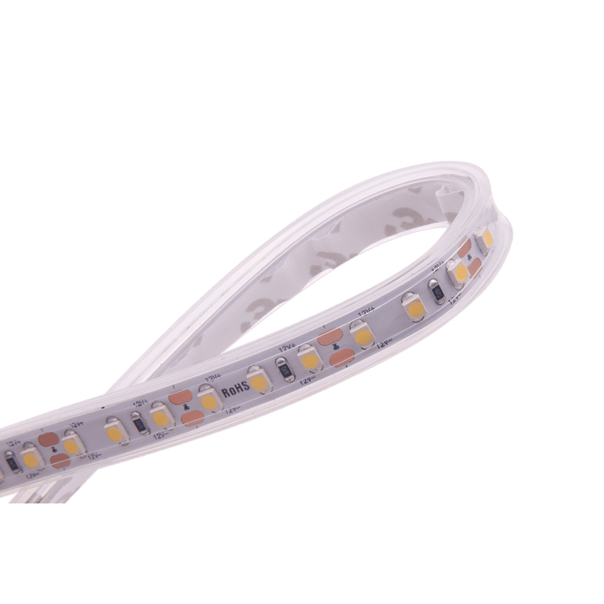 Лента светодиодная LUX3528 120LED/м 9,6Вт/м 12В IP65 Цвет:Нейтральный белый (4000K) (1метр) SWG