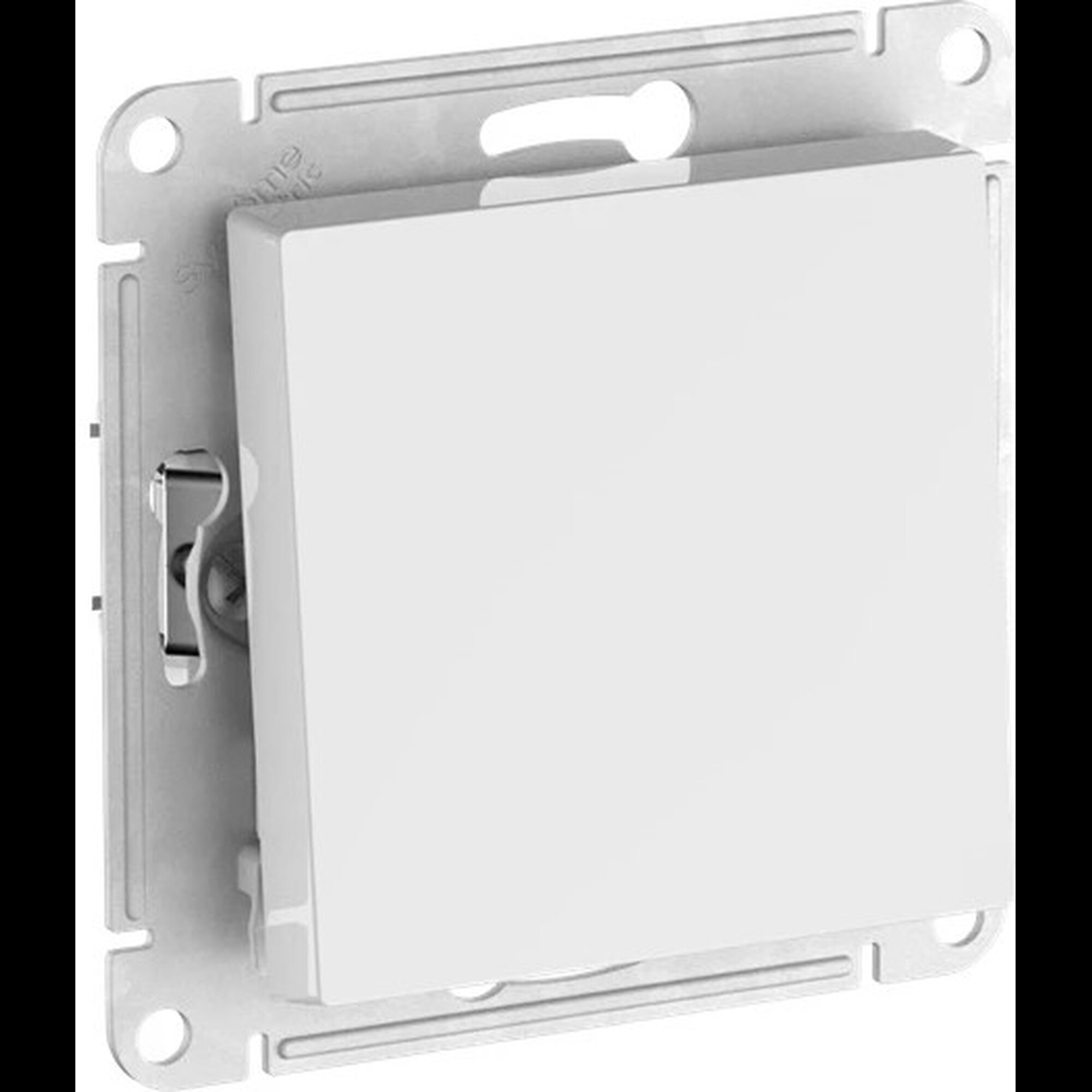 1-клавишный ПЕРЕКЛЮЧАТЕЛЬ, сх.6, 10АХ, мех., быстрозажимные клеммы., БЕЛЫЙ