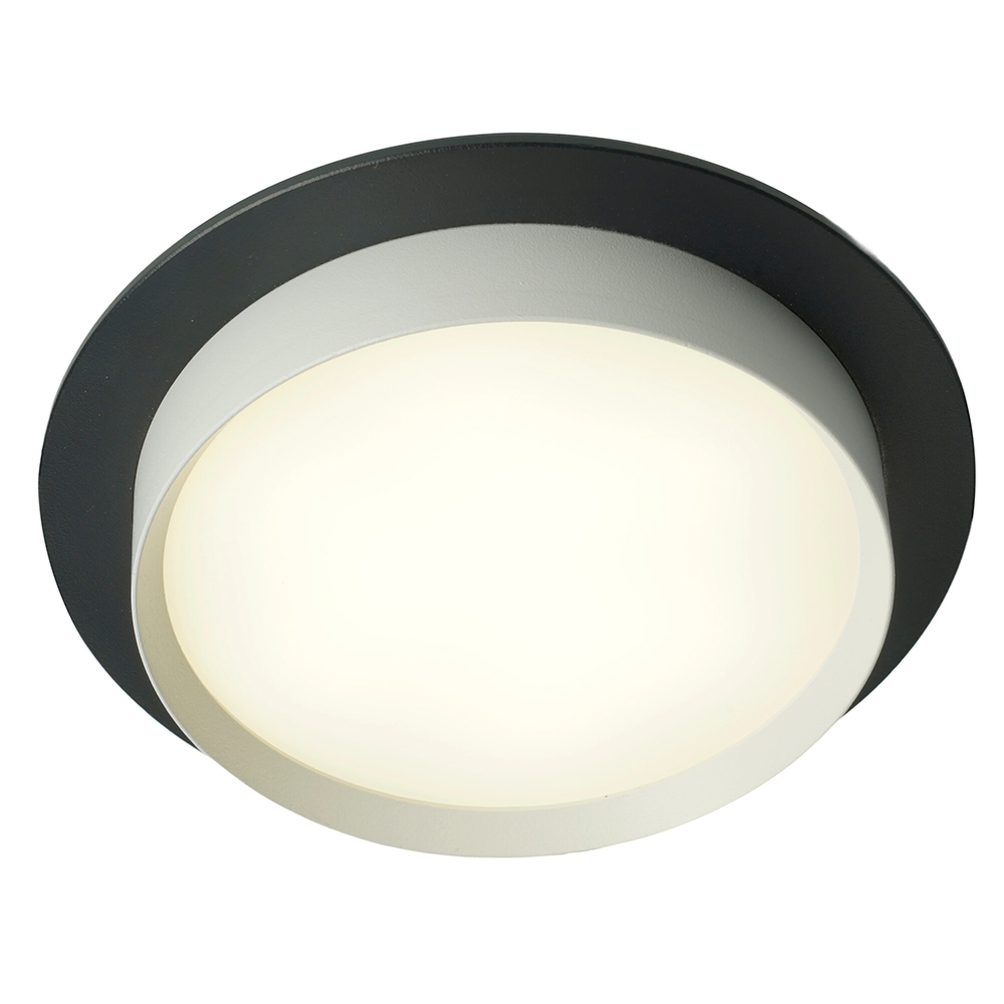 Светильник встраиваемый DL507 потолочный GX53 черный + белый круг Feron