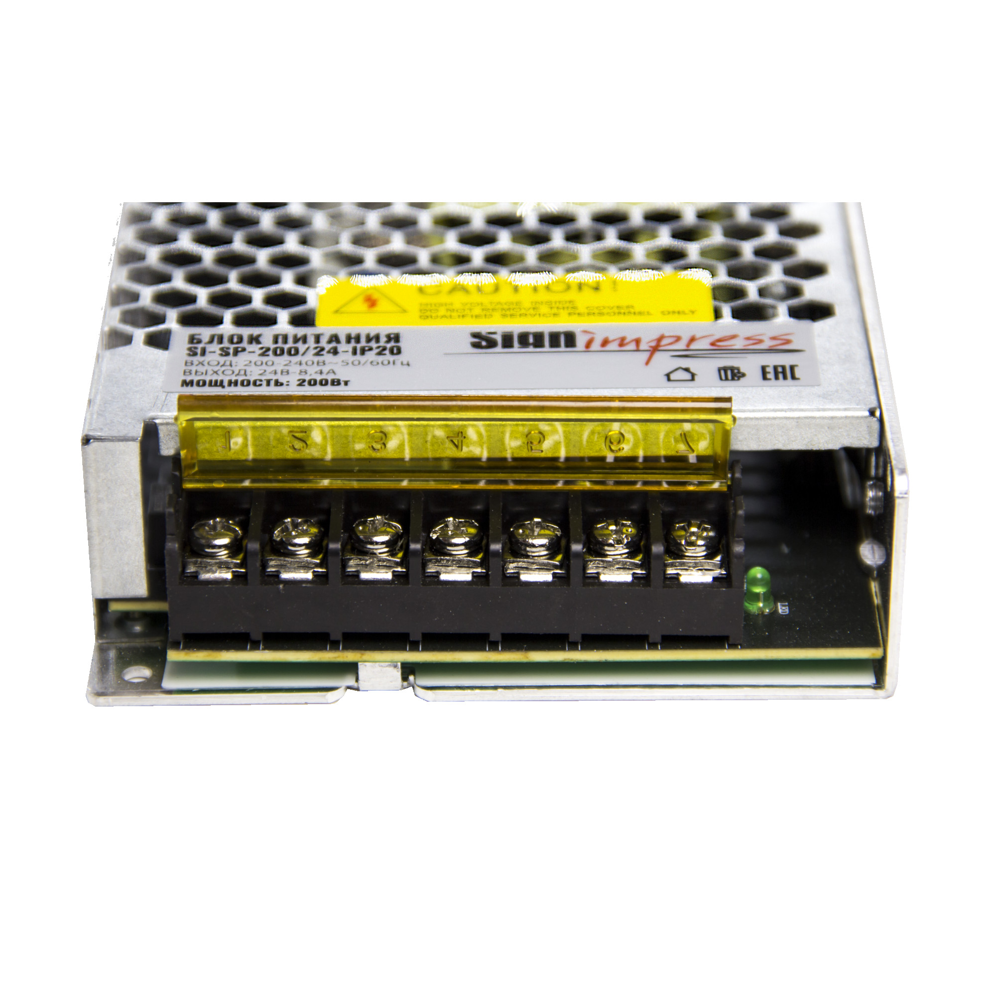 Блок питания 200Вт 24В IP20 YM SignImpress