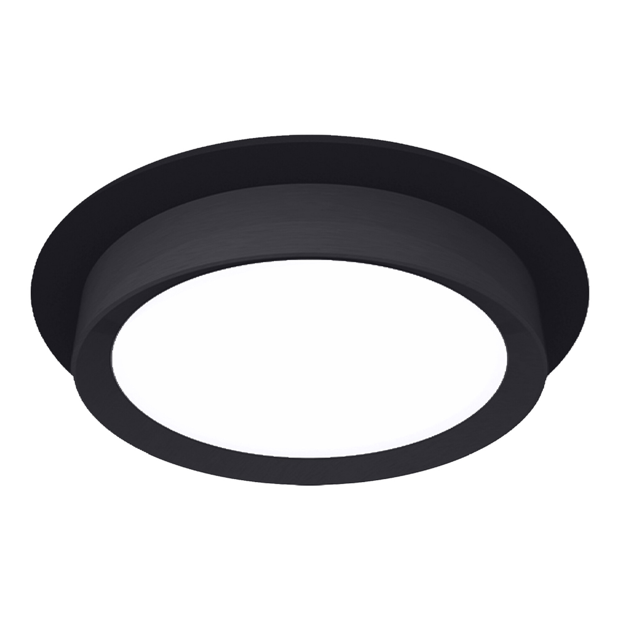 Светильник встраиваемый GX53 с накладкой круг Чёрный SignImpress