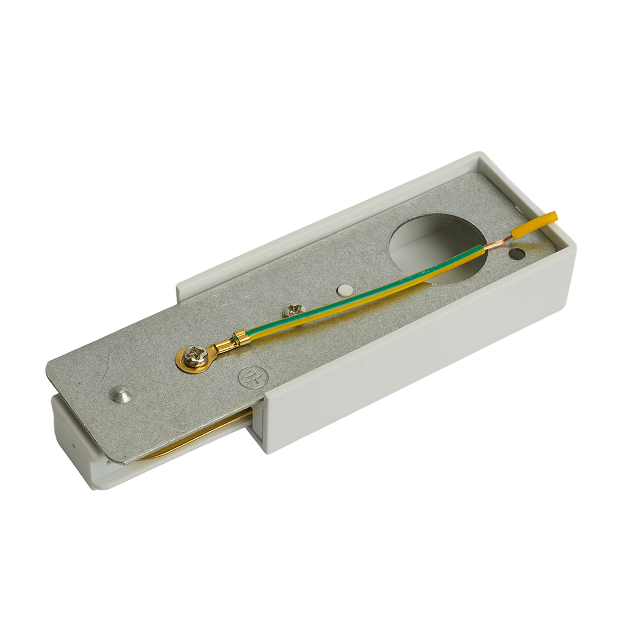 Cоединитель - коннектор для шинопровода, белый, LD1022 Feron