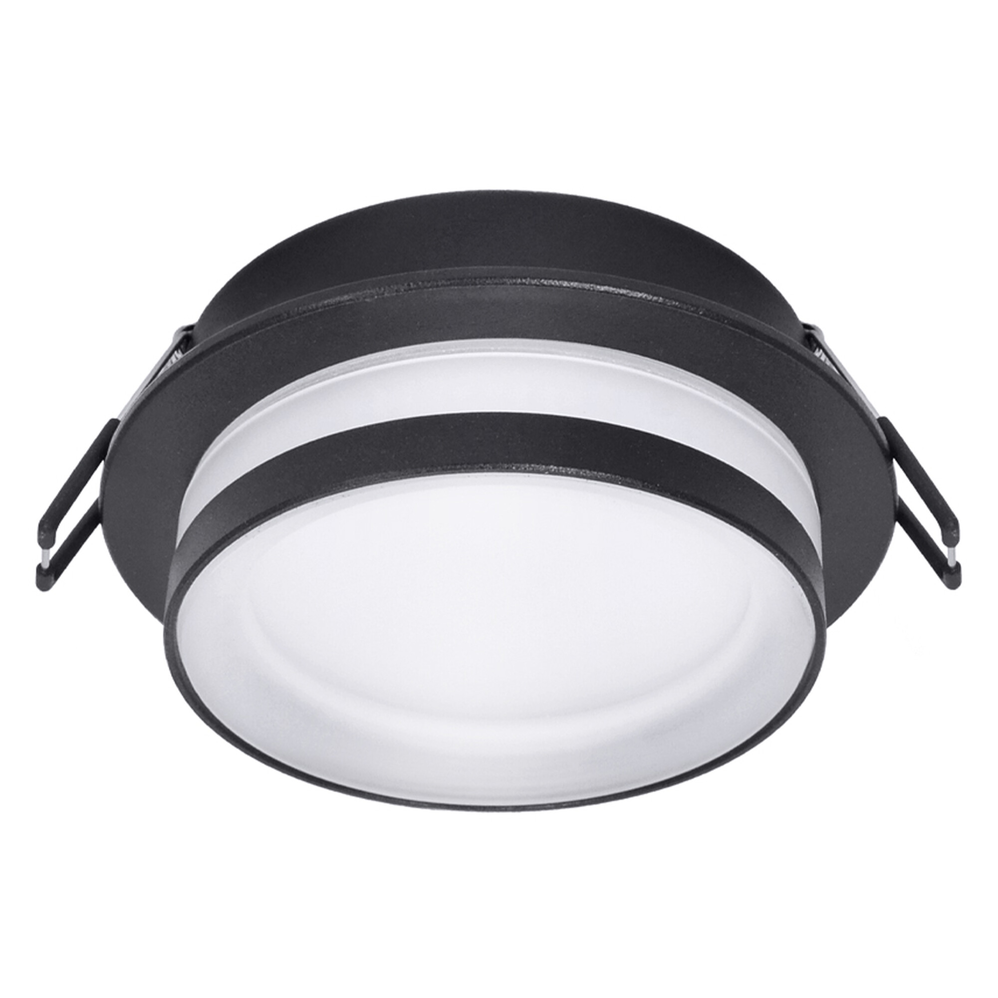 Светильник встраиваемый GX53 с акрилом круг 46181 Чёрный IP20 SignImpress