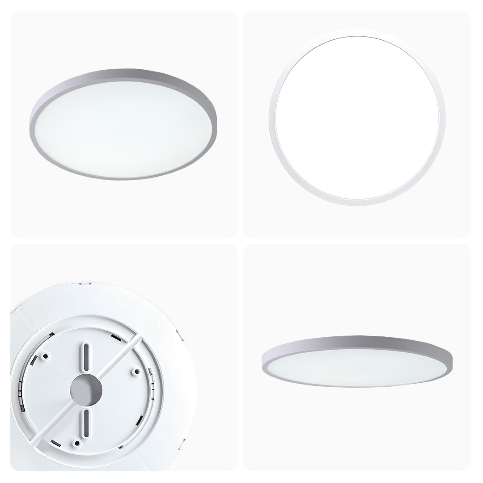 Светильник светодиодный накладной, SPIN, 48Вт, 230В/50Гц, 4800Лм, 4000К, IP40, ø500х25, бел Apeyron