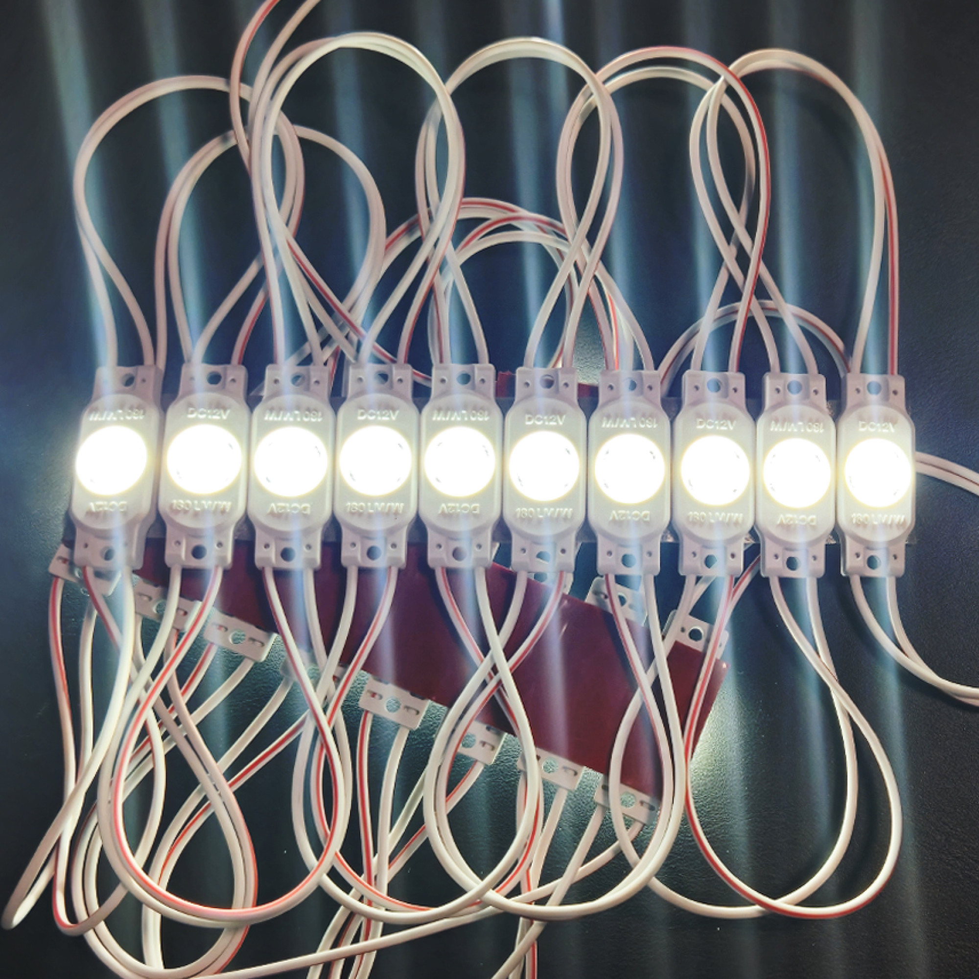 Модуль светодиодный 1 SMD 2835 0,36Вт 65Лм 6500-7000К (с линзой 175) - 1шт. SignImpress