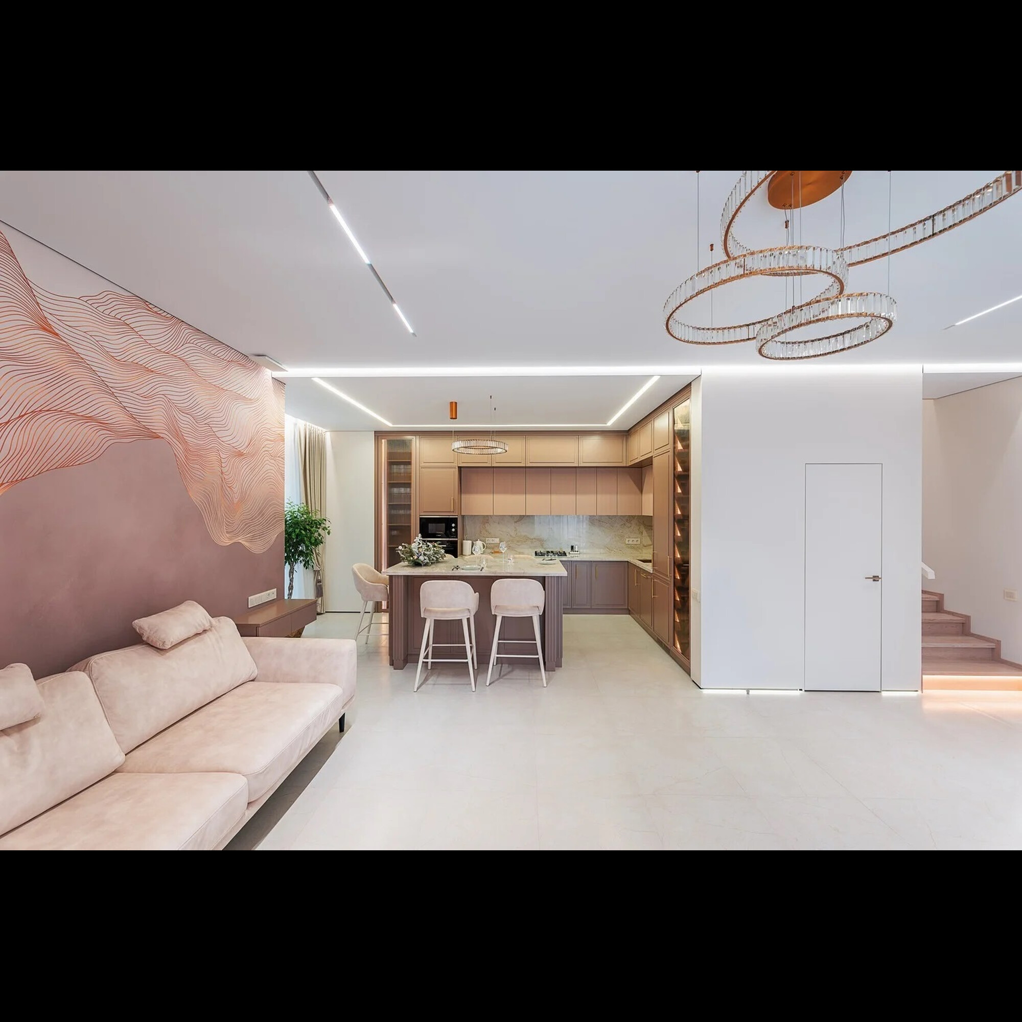 Линейный светильник SMART LINEAR 18W DIM 3000K-6000K белый Denkirs