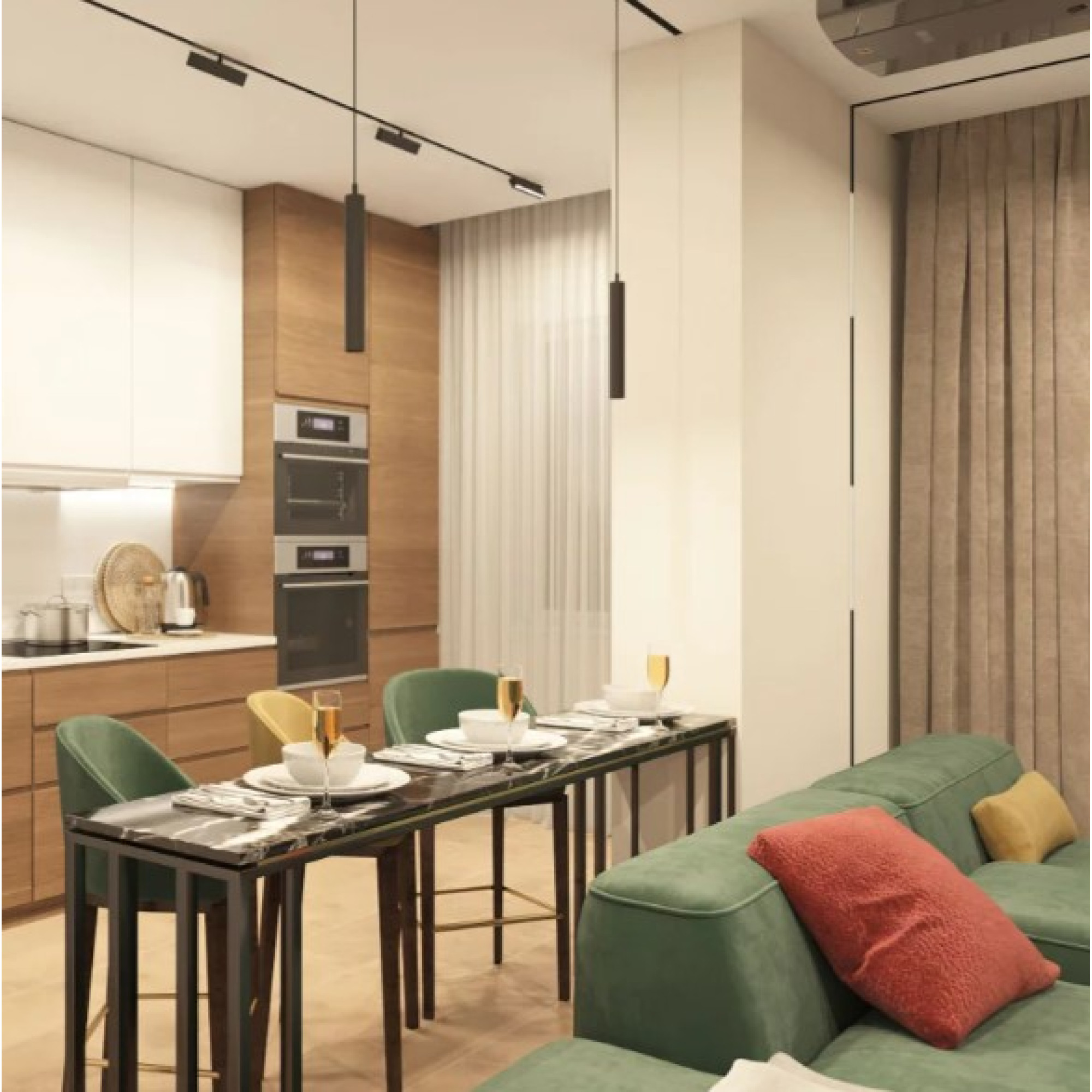 Трековый светильник DK8006-BK Denkirs