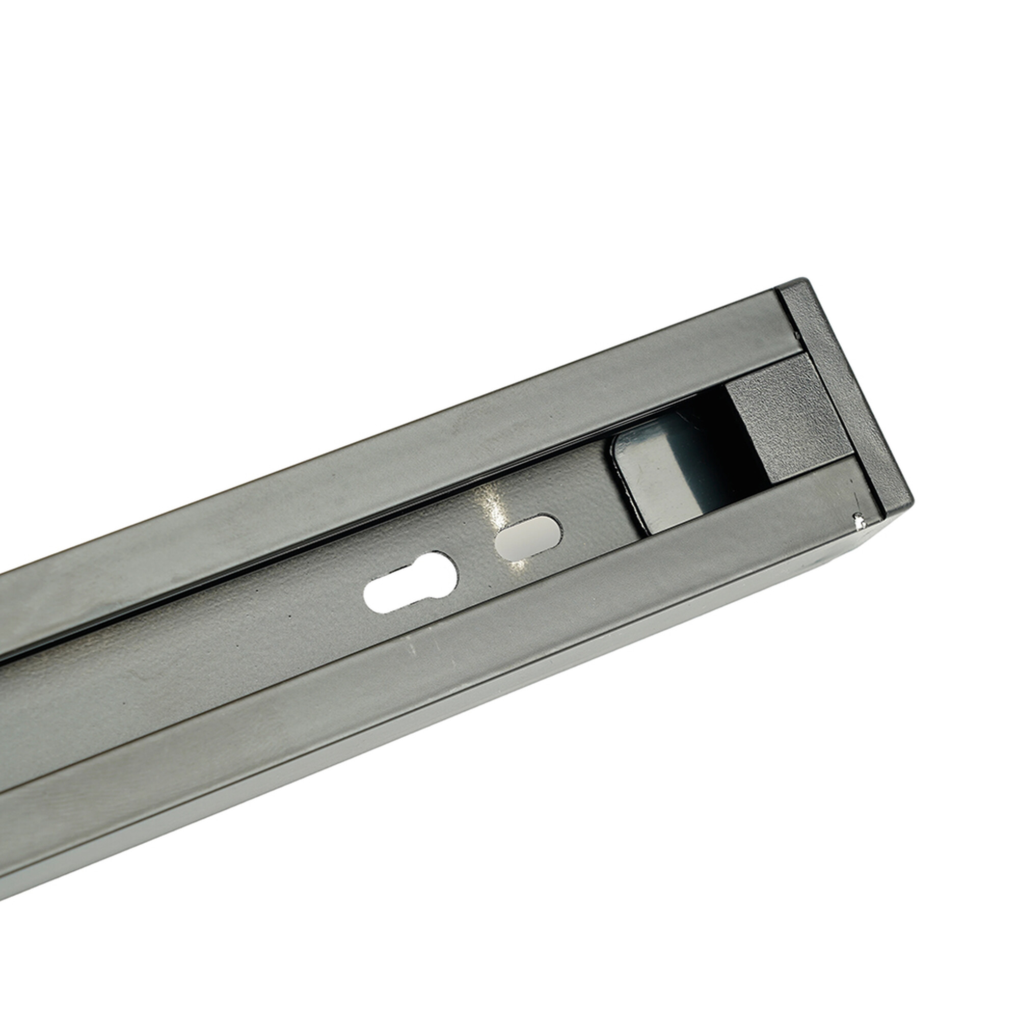 Шинопровод для трековых светильников, чёрный, 1м, в наборе токоввод, заглушка CAB1007 Feron