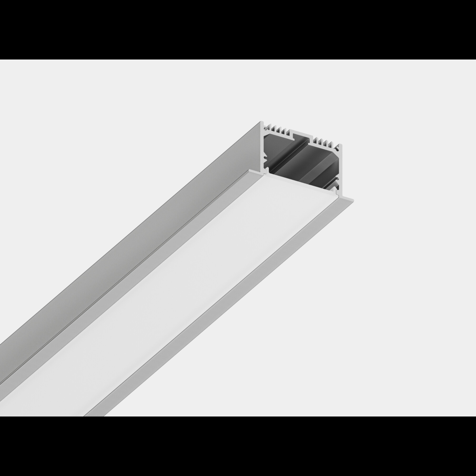 Встраиваемый алюминиевый профиль LE.6332-R SWG