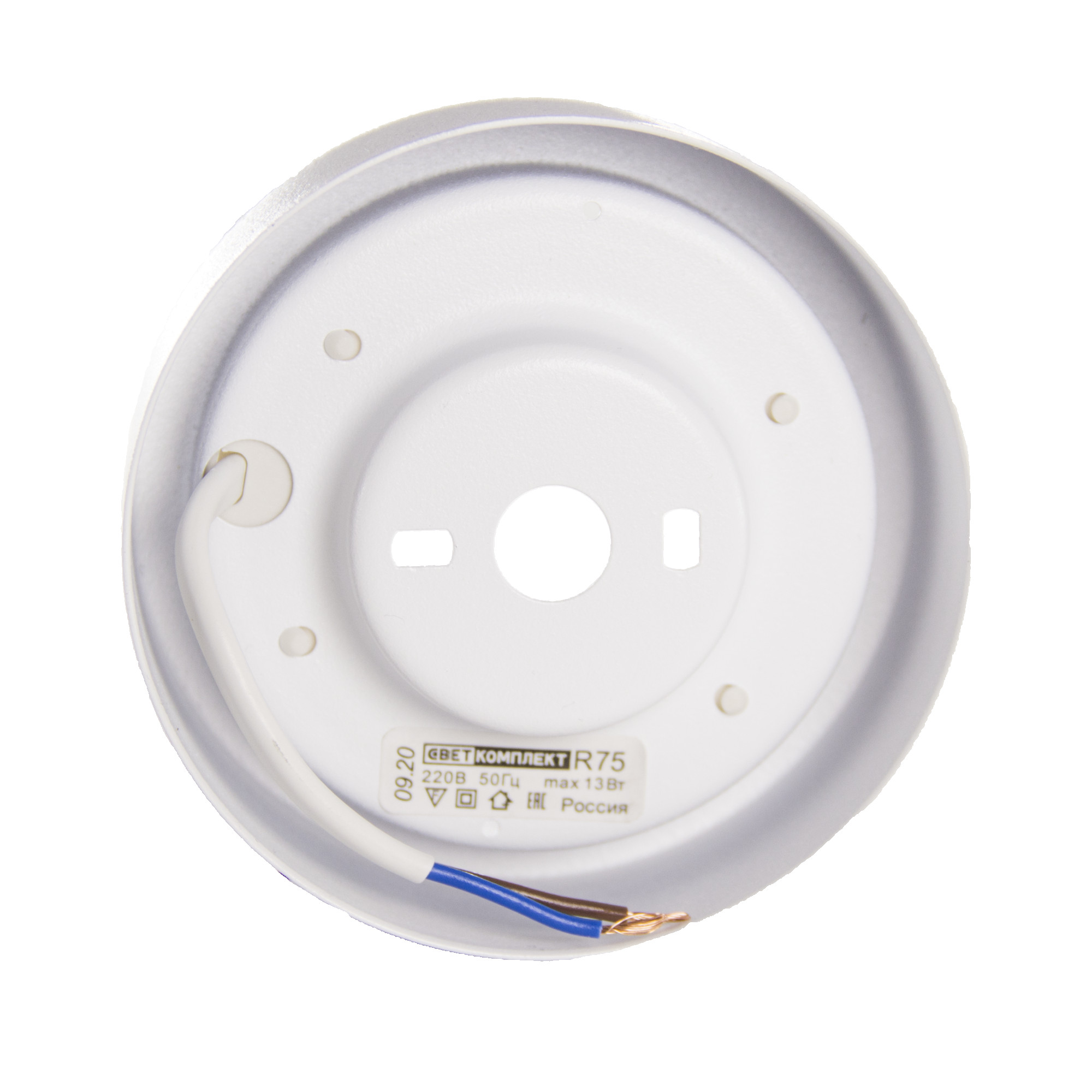 Светильник накладной R75Н белый матовый (муар)