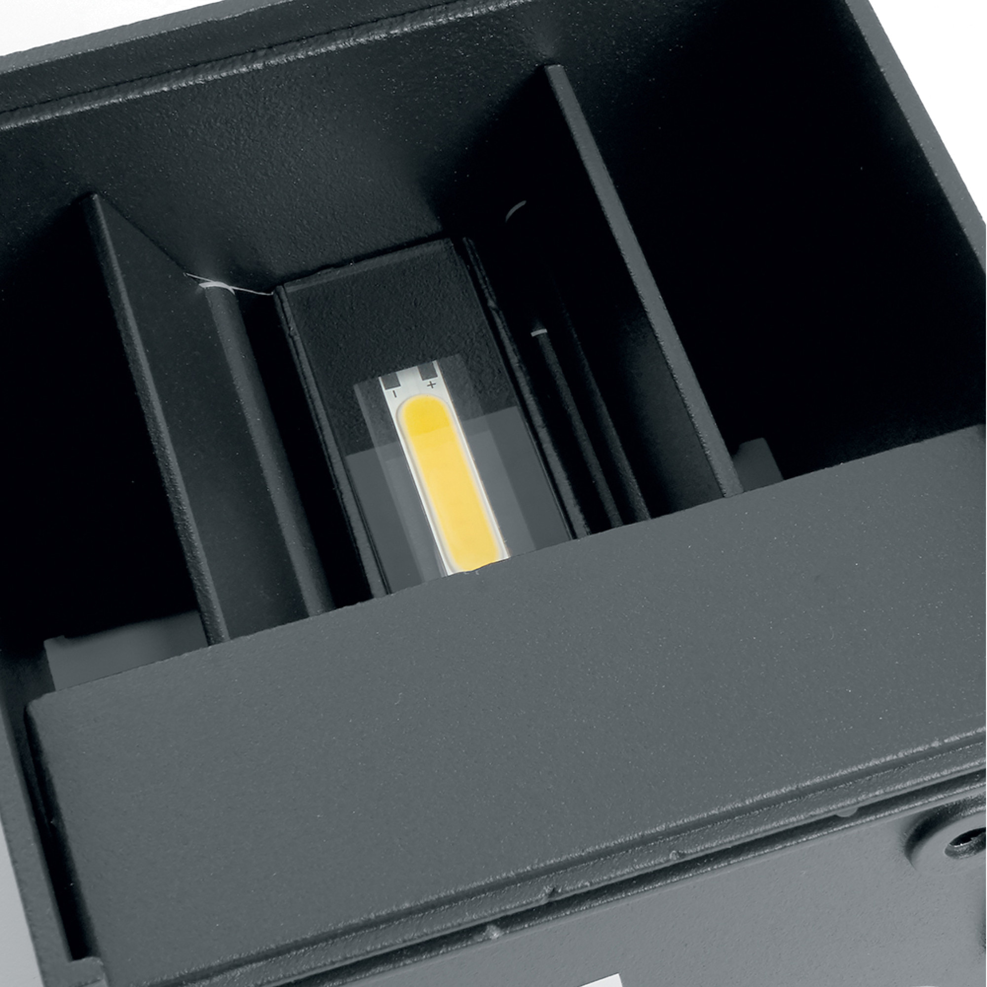 Светильник уличный светодиодный 2*3W, 450Lm, 3000K, DH012, черный Feron 