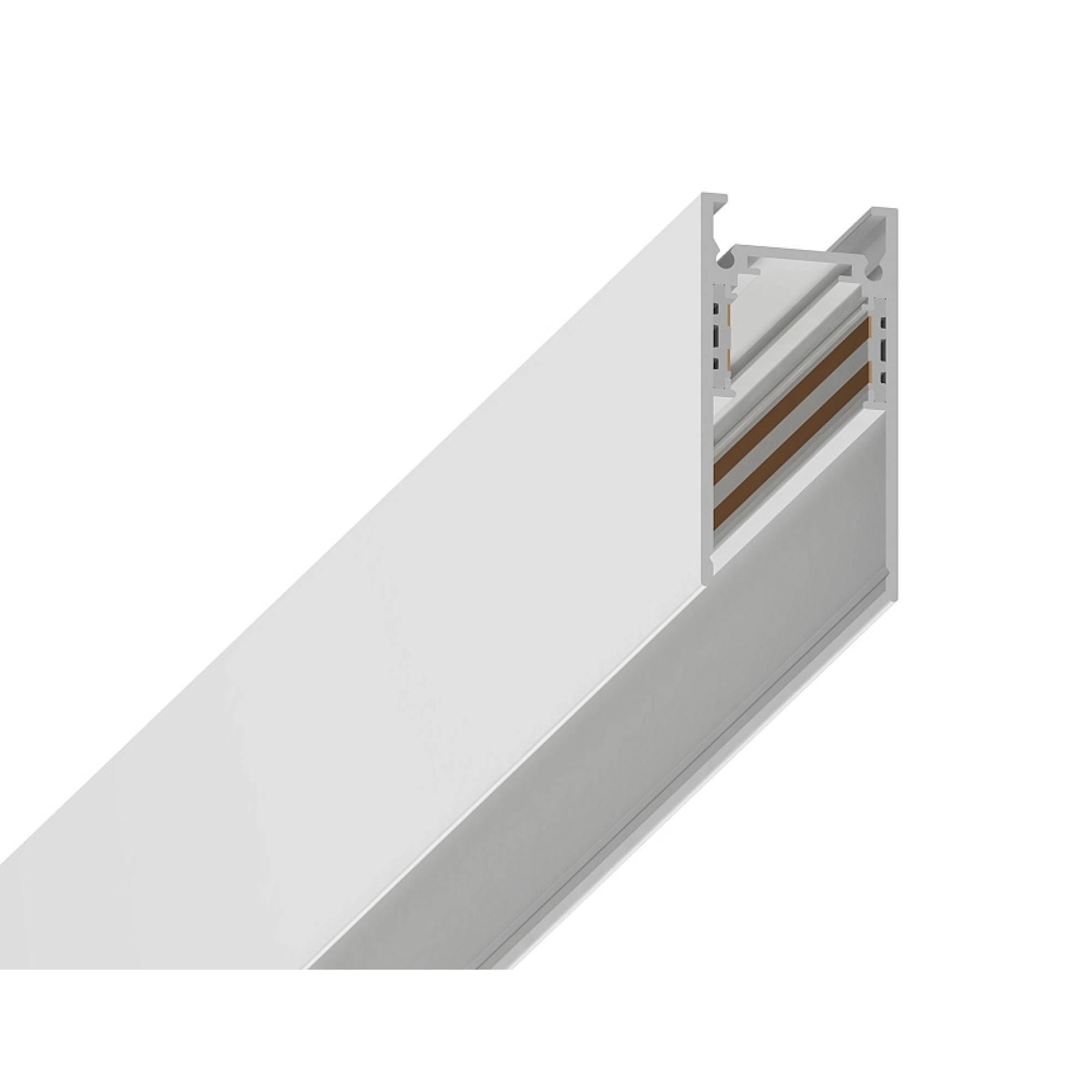 Шинопровод низковольтный накладной/подвесной Magnetic GL3302 WH белый IP20 48V Ambrella light