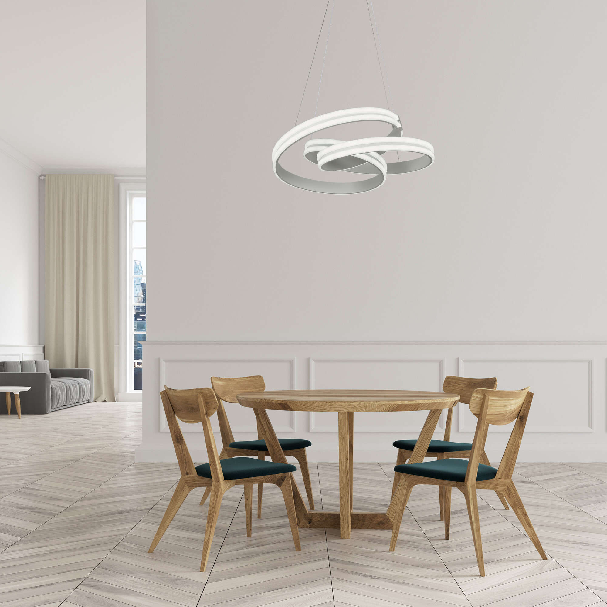 Светильник подвесной светодиодный 93 Вт 16800 Лм Белый Signimpress