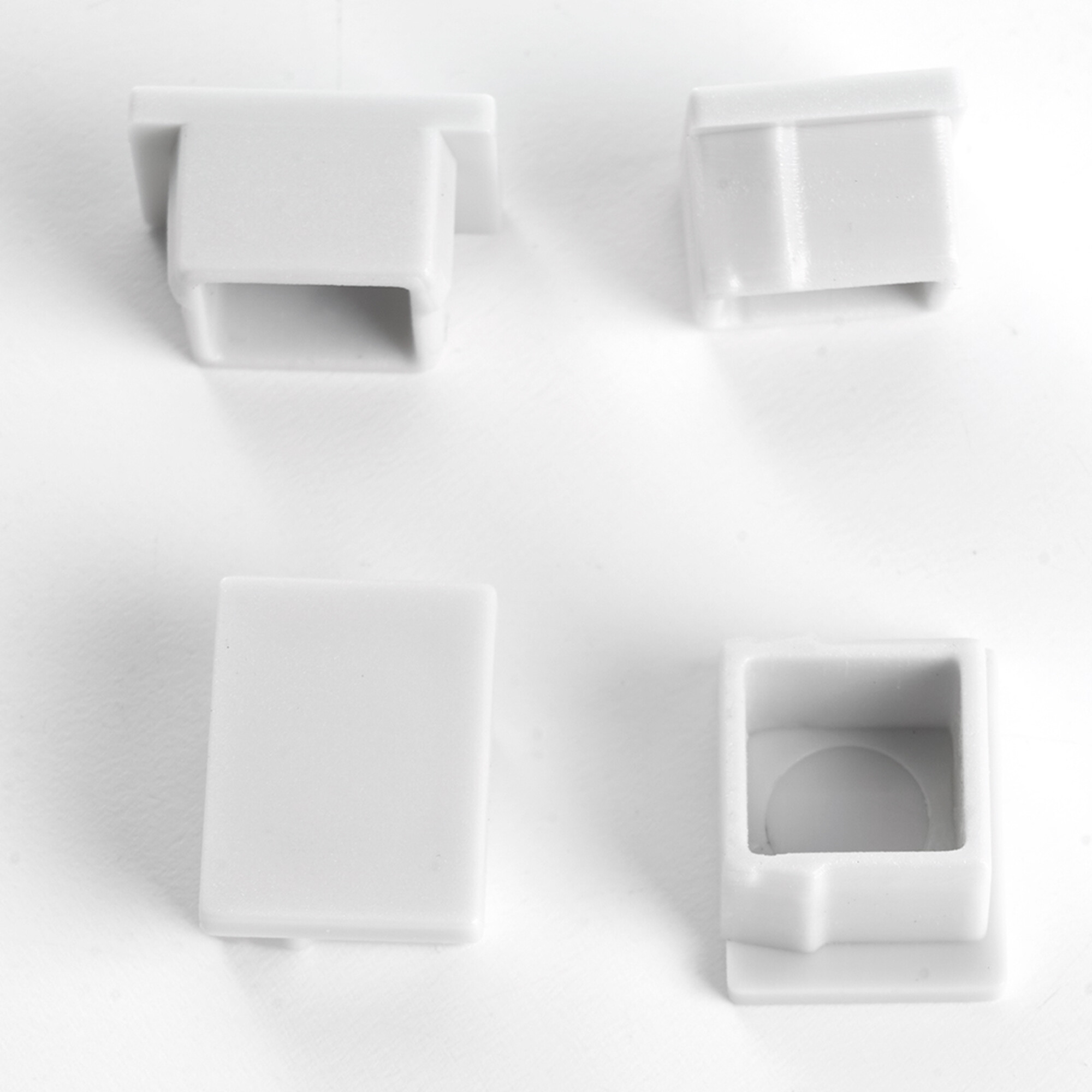 Заглушка без отверстия для профиля CAB261, LD372 (комплект 4шт) Feron