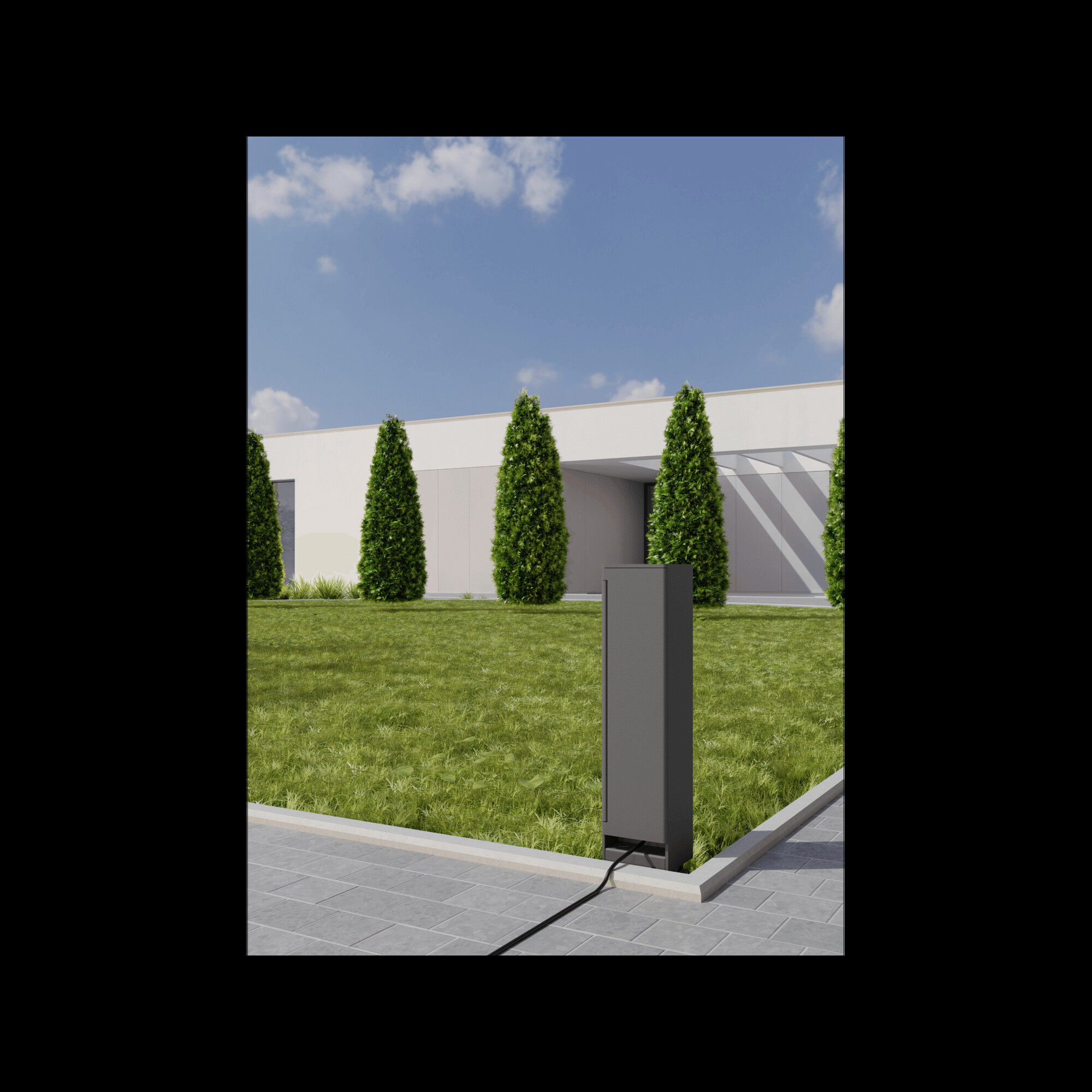 Розетка уличная двойная IP65 420 мм SWG