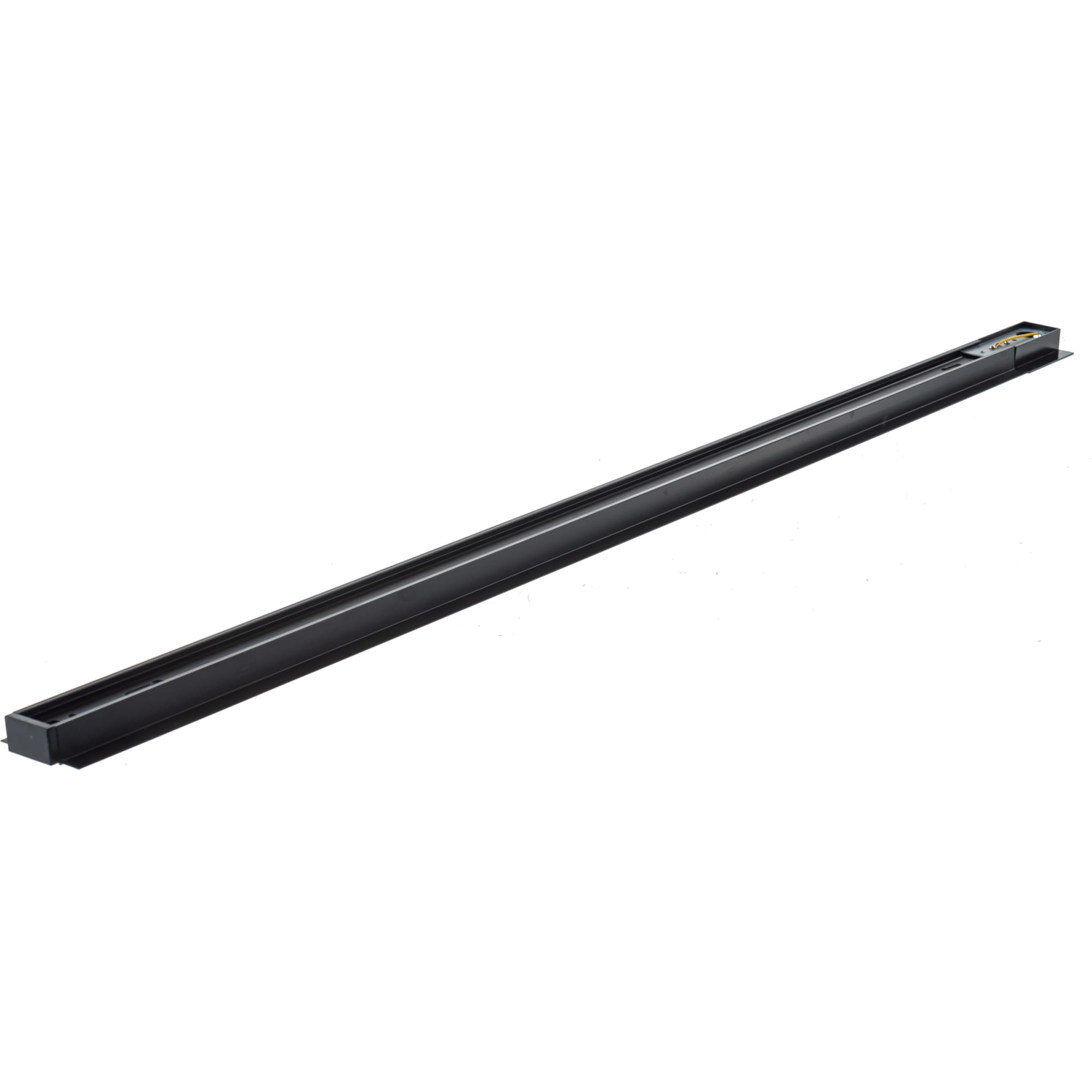 Шинопровод встраиваемый для трековых светильников,черный 1м (комплект) Feron 