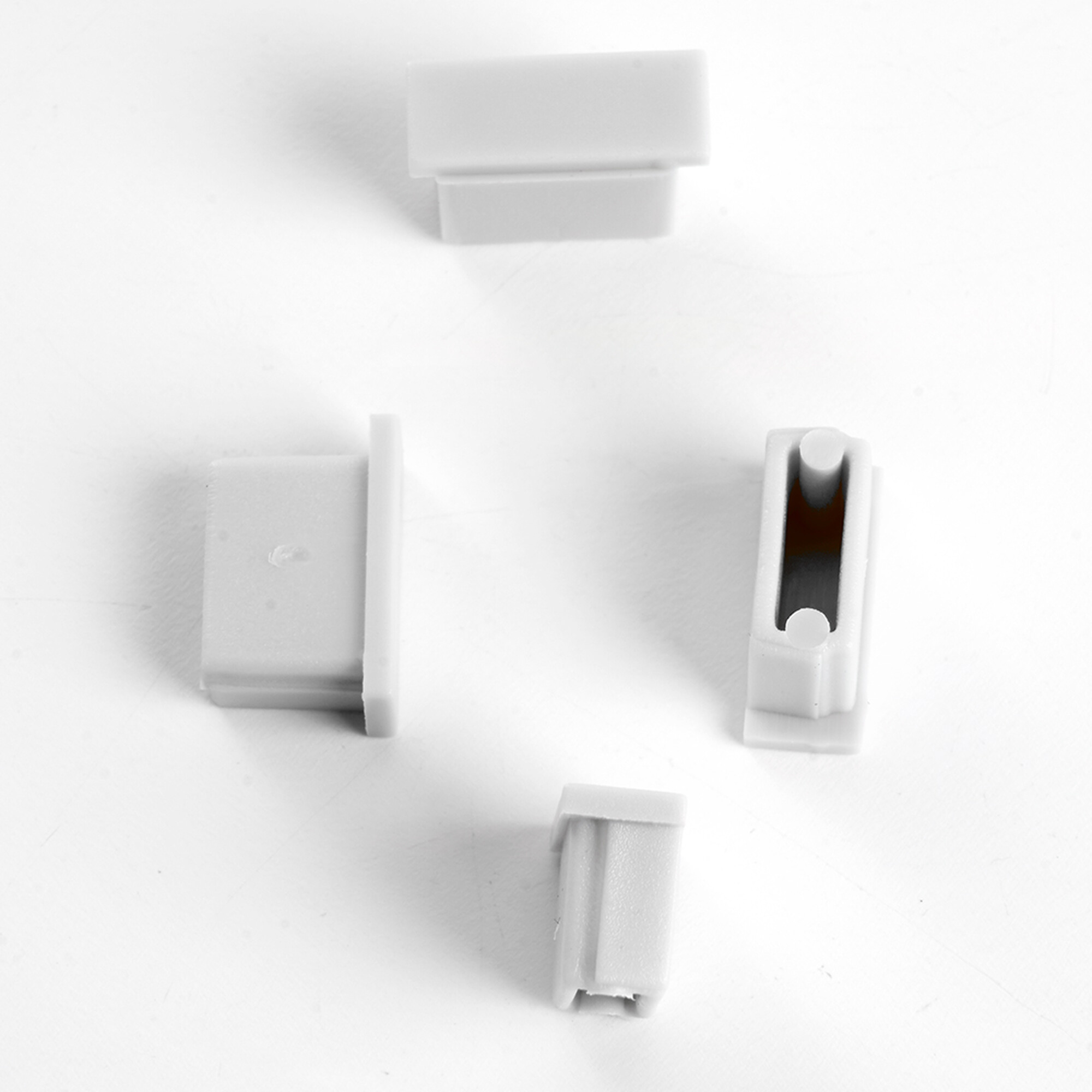 Заглушка без отверстия для профиля CAB251, LD376 (комплект 4шт) FERON