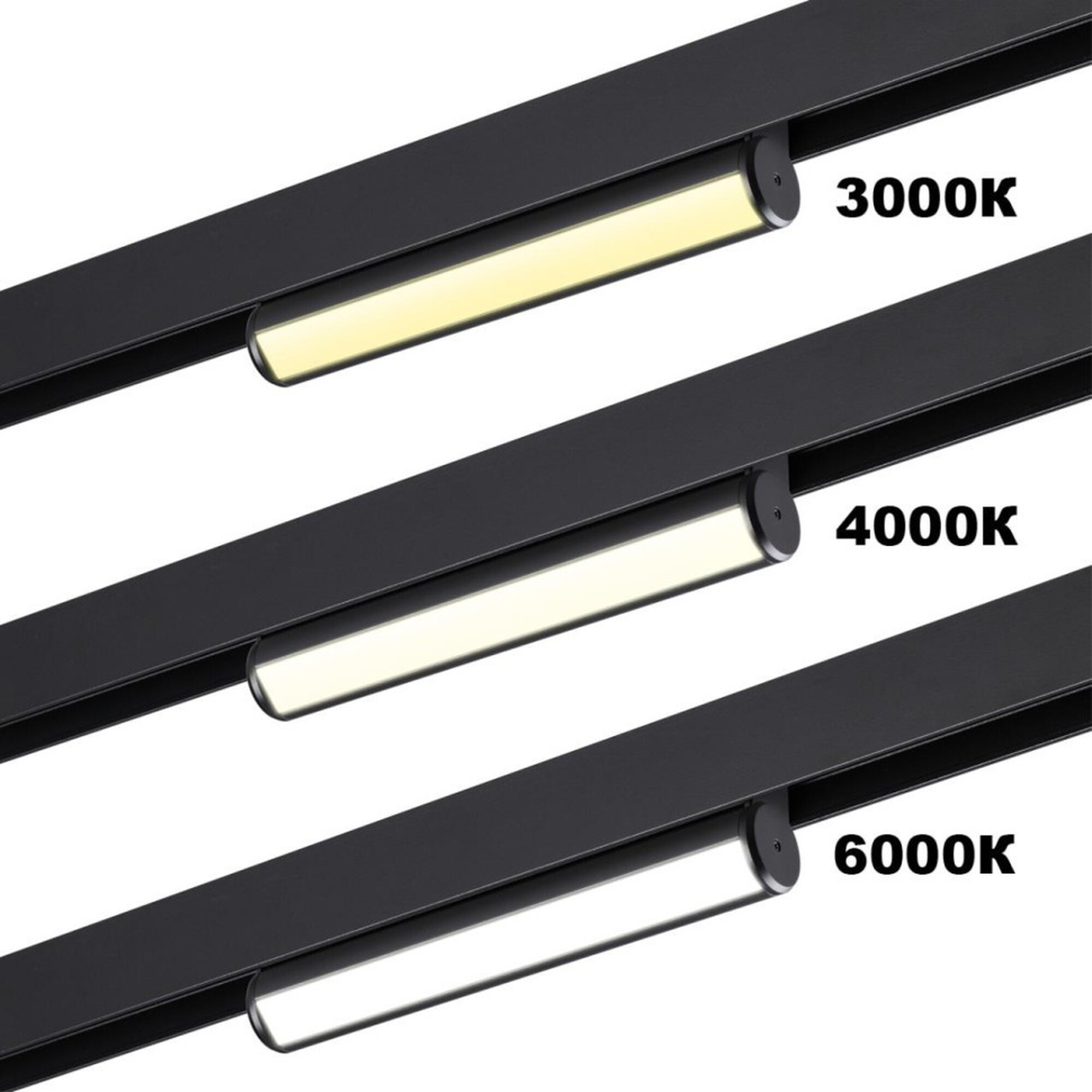 359950 PORT NT25 214 черный Трековый светильник с переключ. цв. темпер. IP20 LED 3000К4000К6000К 10W 90-240V VECTOR Novotech