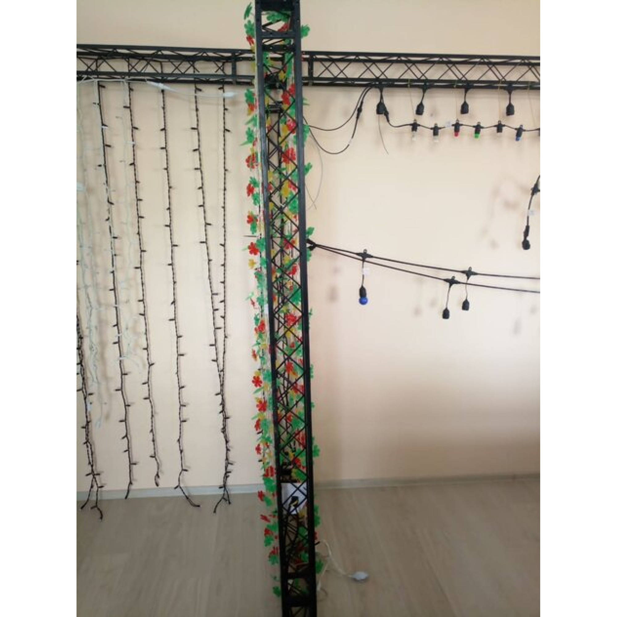 Фермы металлические Line 12*12*200cm, цвет черный, SignImpress