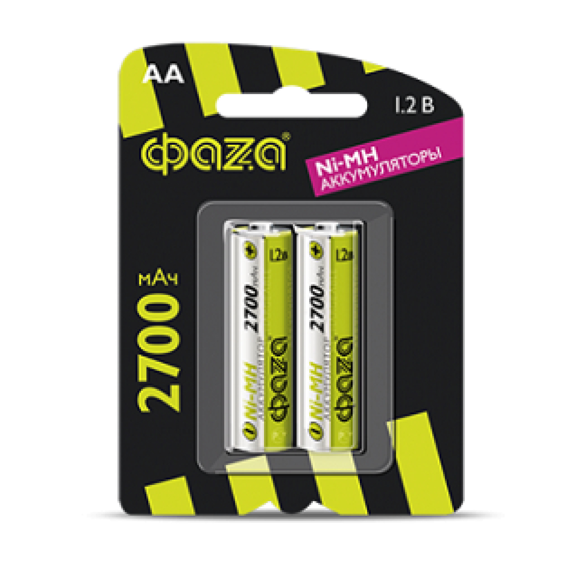 Батарейка акк.ФАZА AA 2700мАч BL-2 - 1шт.