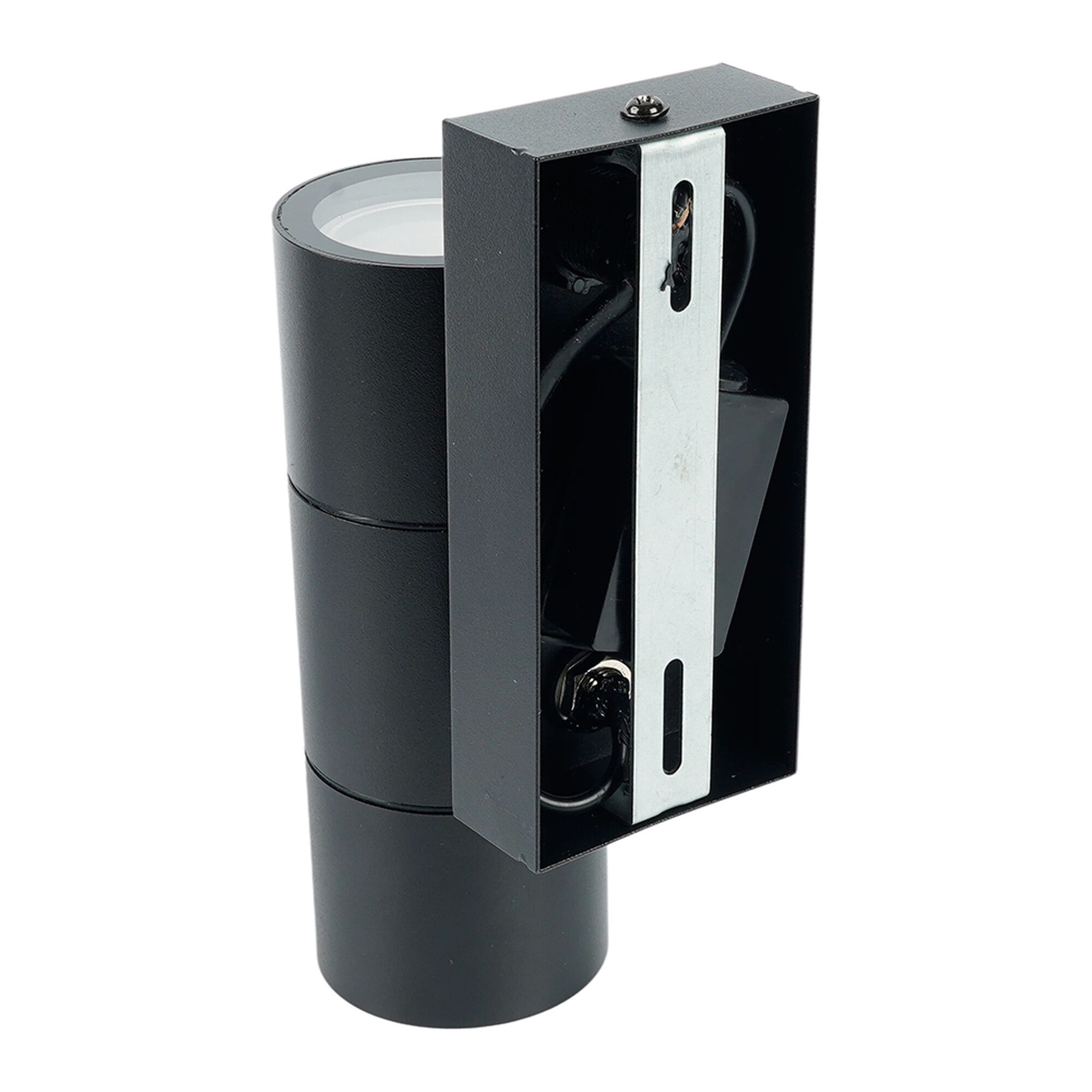 Светильник садово-парковый, 220-240V 2*GU10, DH0713, черный с датчиком освещенности/движения Feron